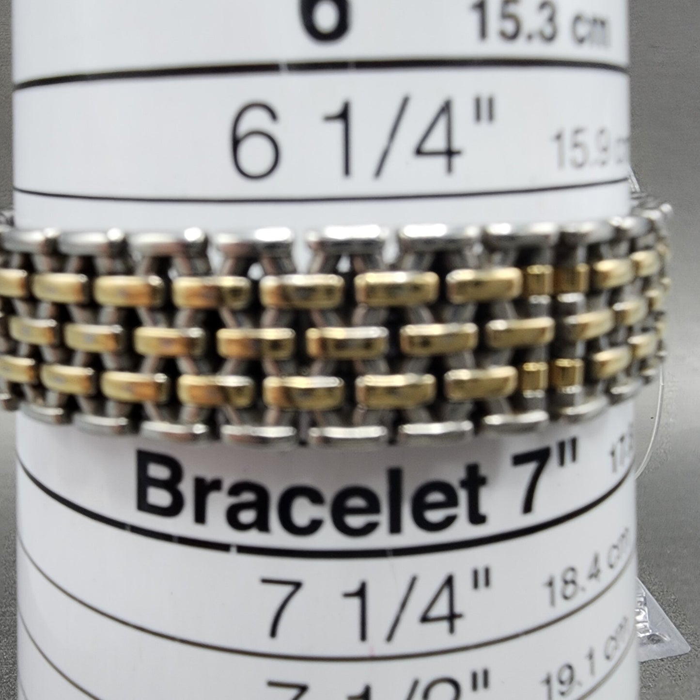 Seiko Exceline Watch Women 24mm Silver Dial Two Tone Round 73200410 New Battery10