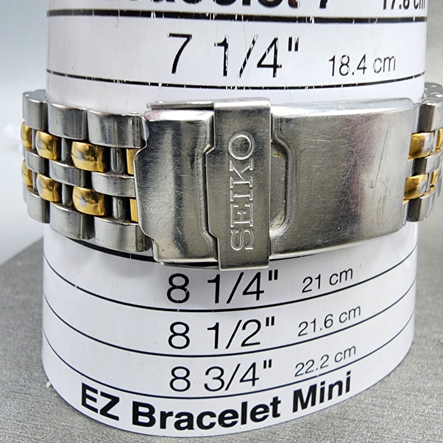 Seiko Sports 100 Watch Men 40mm Analog Digital Luminous Dial Two Tone Newbat10