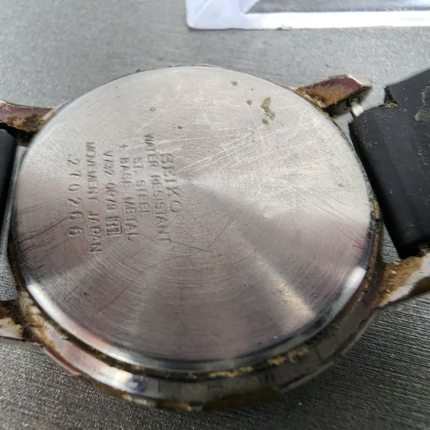 Seiko Watch Men 36mm Champagne Dial Two Tone Date Round V732-0P79 PARTS