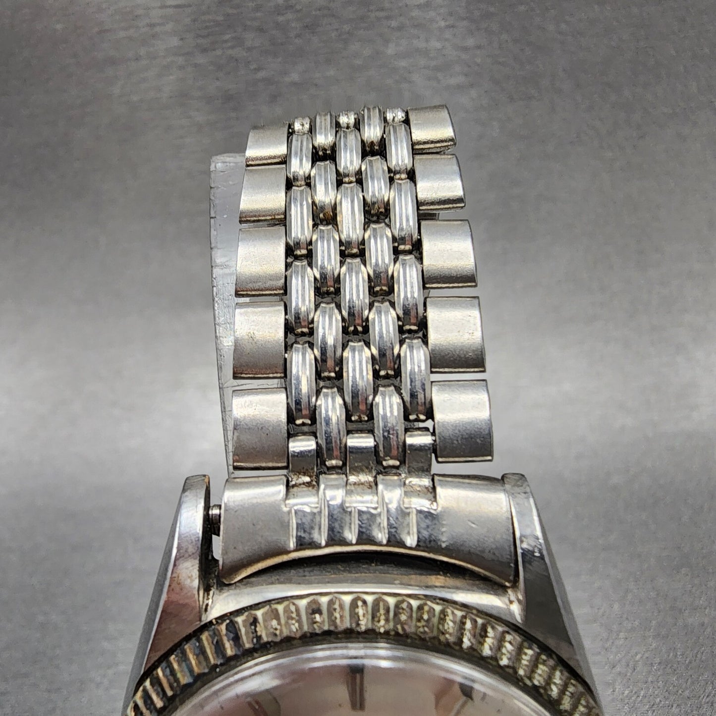 Citizen Auto Dater Watch Men 37mm Silver Dial Steel Daydate Round Automatic Run