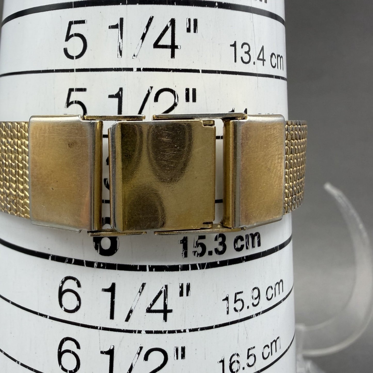 Bulova Tank Watch Women 16mm Black Dial Gold Tone Rectangle P8 New Battery10