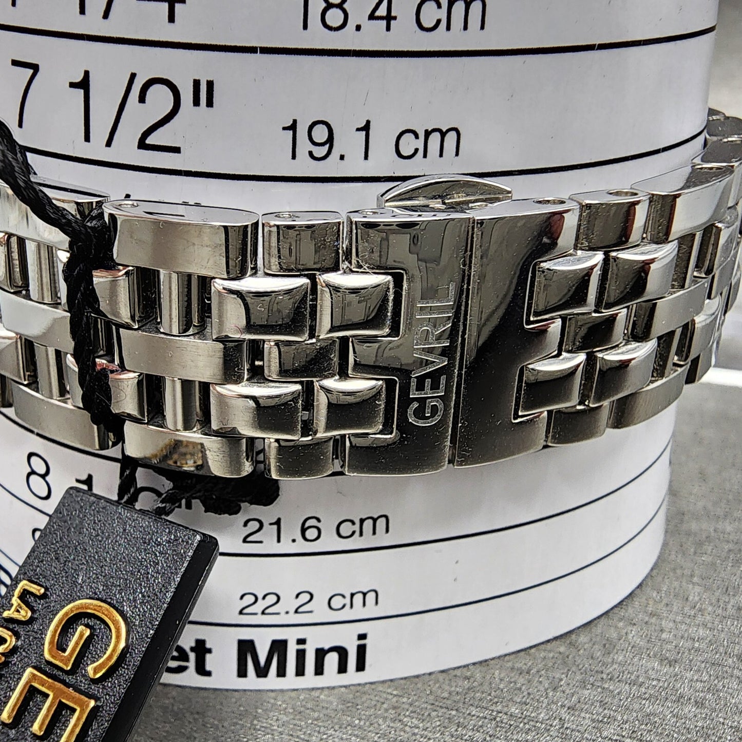 Gevril Gramercy Watch Men 39mm Silver Dial Stainless Steel Date Automatic 24011