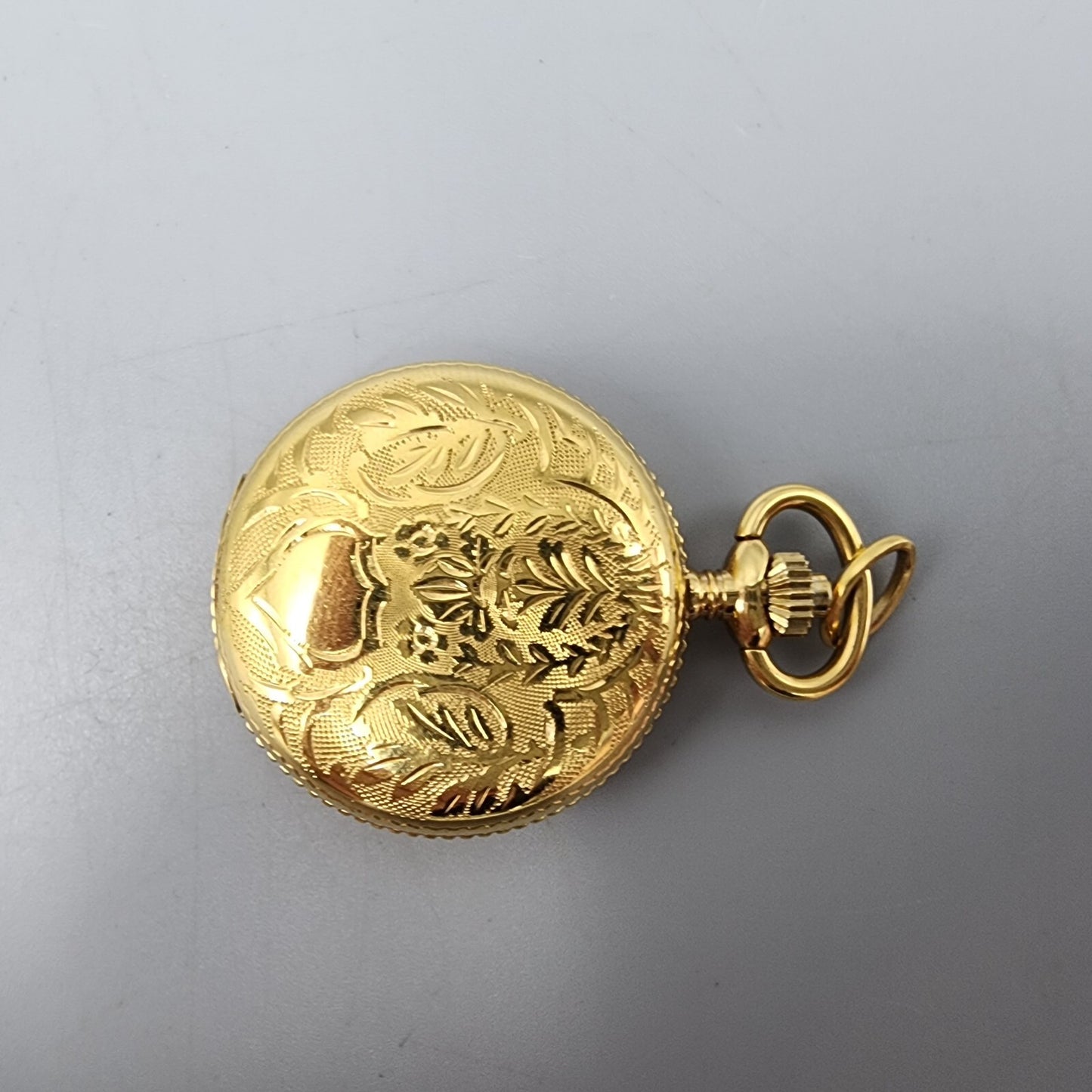 Tissot Pendant Watch Women 28mm Gold Dial Gold Tone Round New Battery