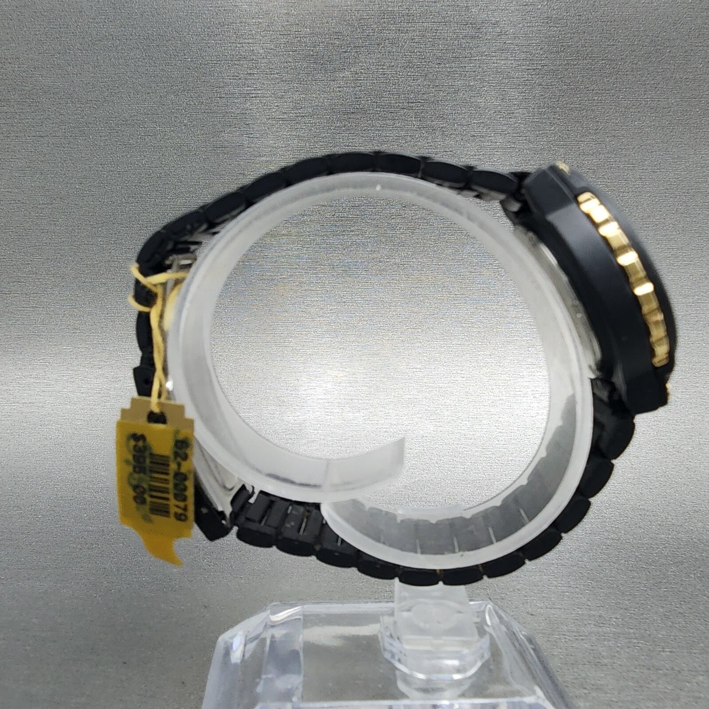 Seiko Sports 150 Watch Women 29mm Gold Dial Black Tone Daydate Round New Batt