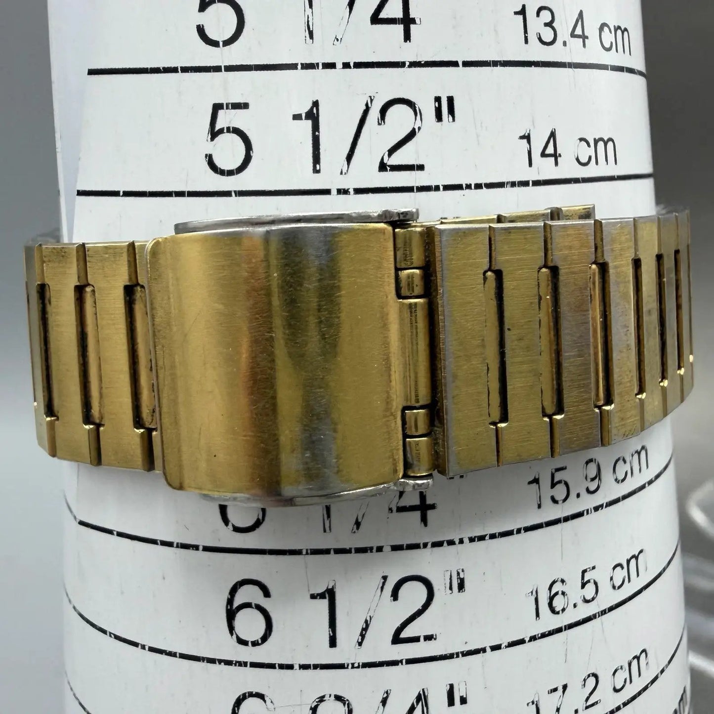 Seiko Tank Watch 30mm Champagne Dial Gold Tone Rectangle 2628-5109 New Battery10