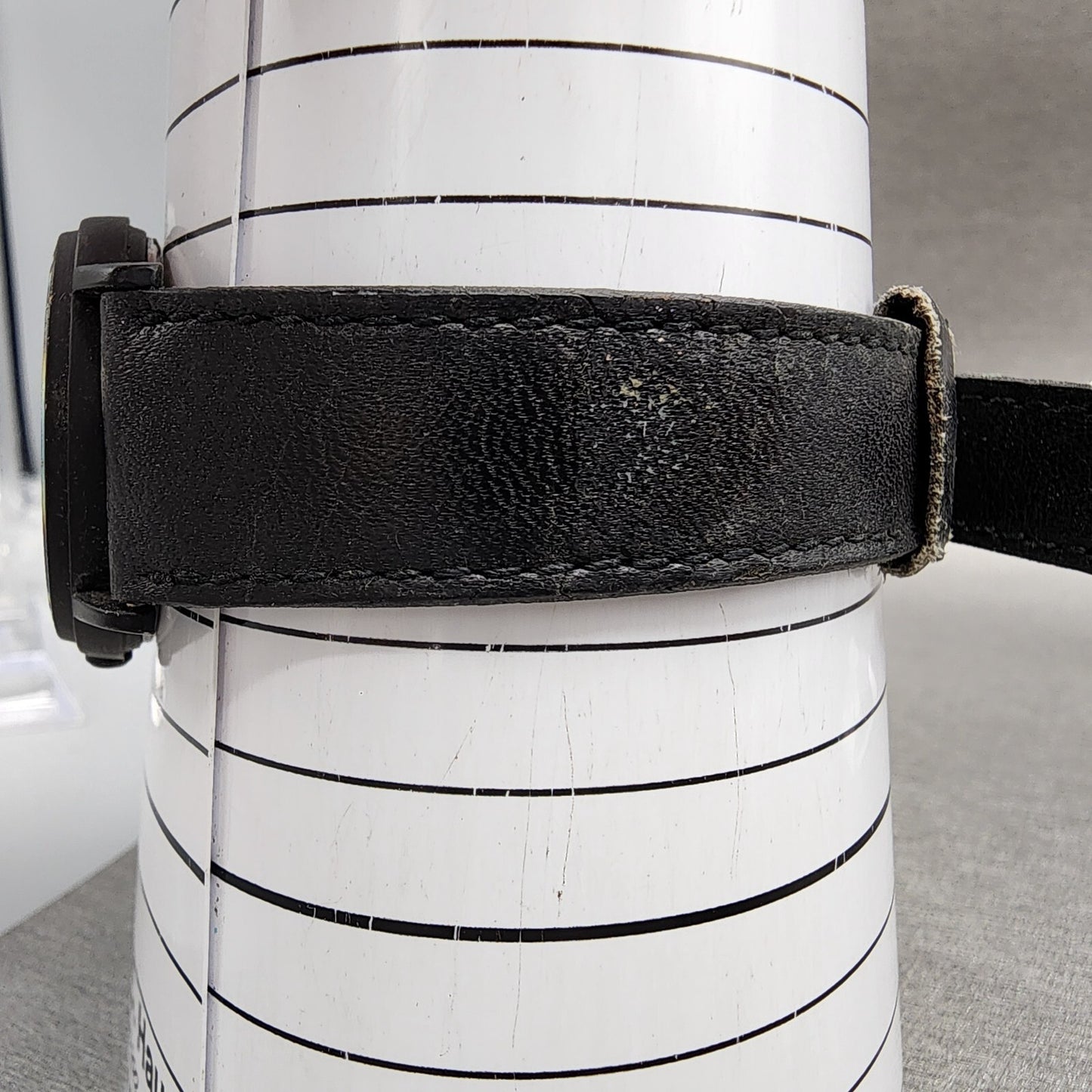 Seiko ALBA Watch Women 32mm White Dial Black Tone Round Y131-6040 New Battery