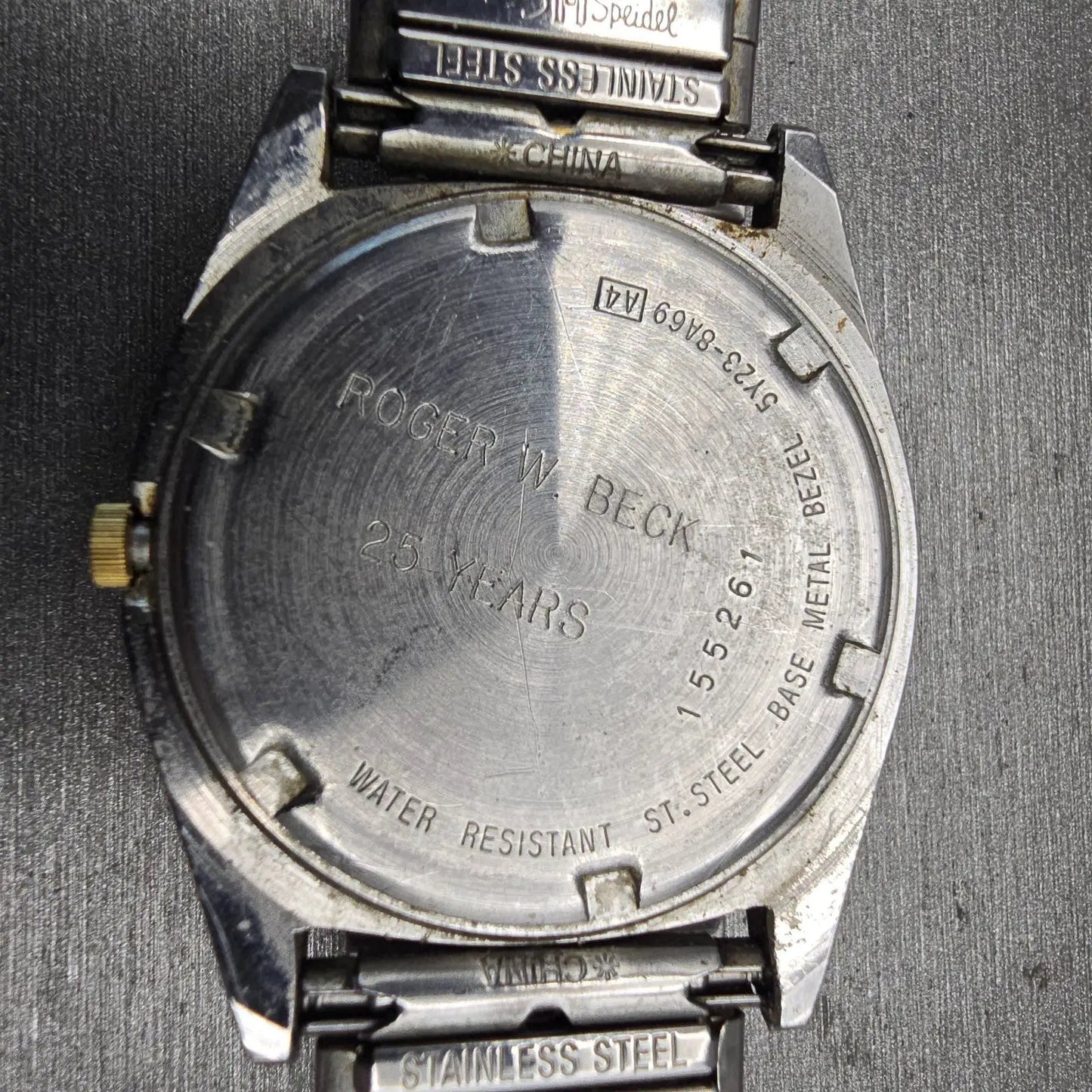 Seiko President Watch Men 36mm Silver Dial Two Tone Daydate 5Y23-8A69 New Batt10
