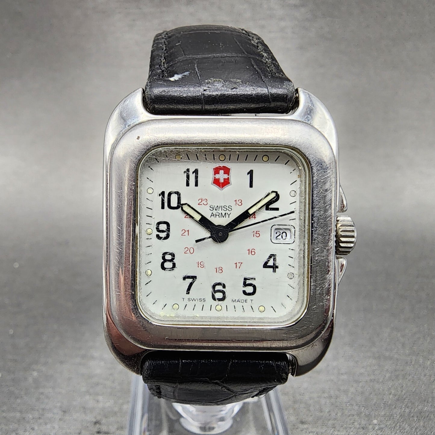 Victorinox Swiss Army Tank Watch Women 29mm White Dial Silver Tone PARTS