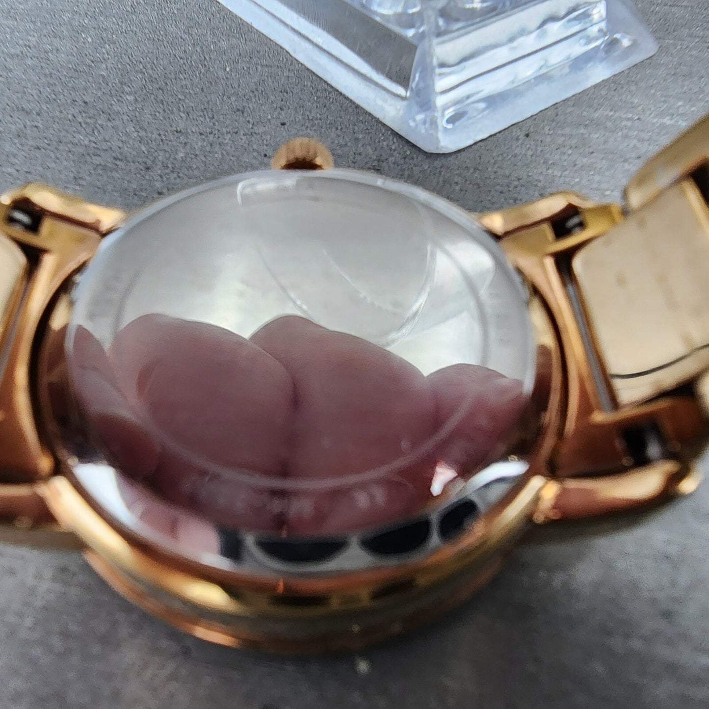 Michael Kors Watch Women 34mm White Dial Rose Gold Tone Round MK-3530 New Batt