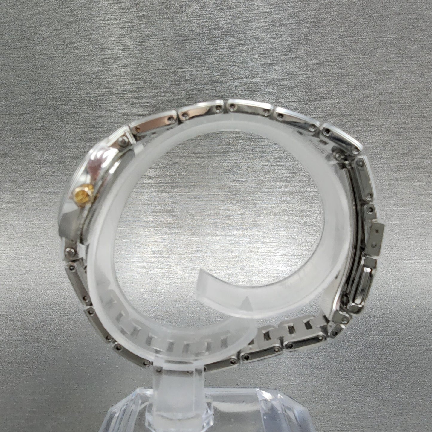Seiko Wired Watch Women 25mm Pink Dial Two Tone Round 7N01-0CN0 New Battery