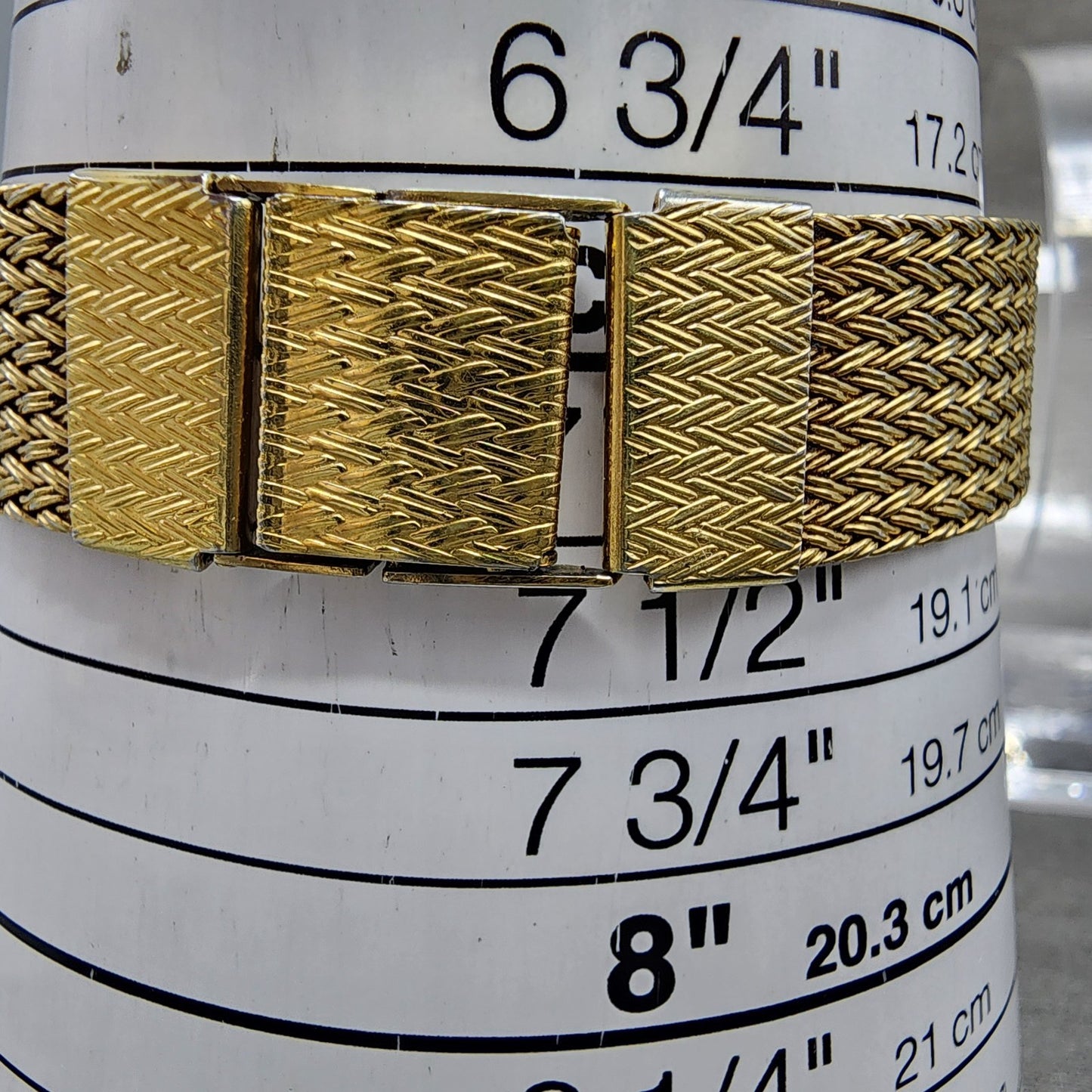 Bulova Tank Watch Men 26mm Champagne Dial Gold Tone Octagon PARTS11