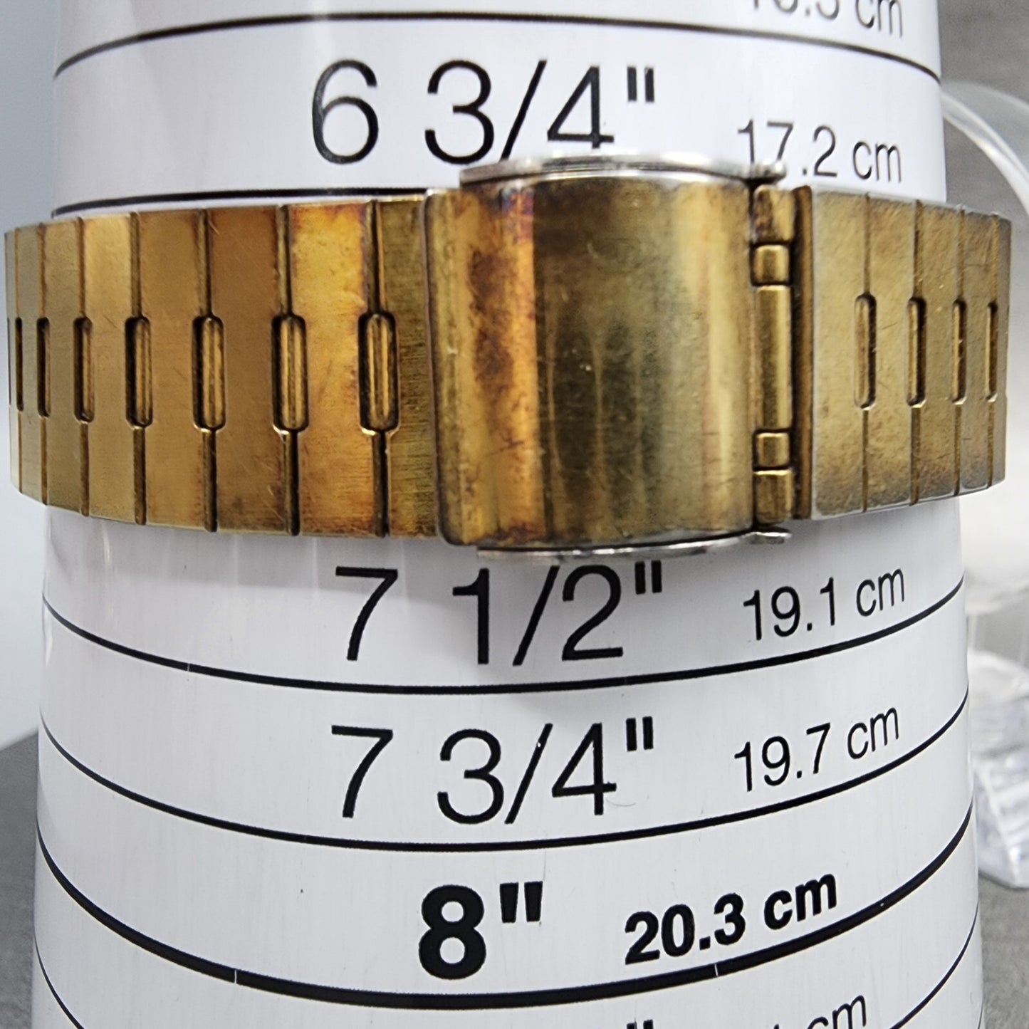 Seiko Tank Watch Men 28mm Gold Dial Gold Tone Octagon 74305079 New battery10