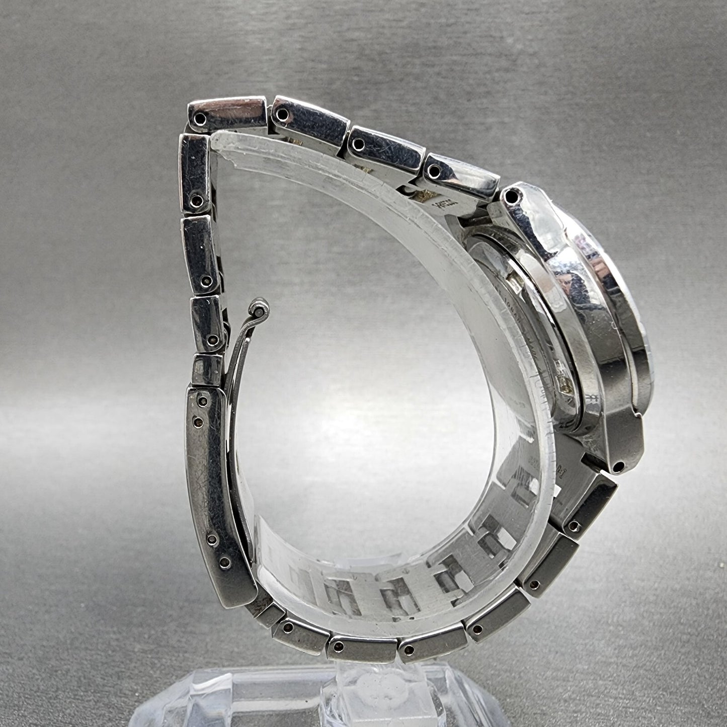 Seiko Lukia Perpetual Calendar Watch Women 30mm Silver Dial Steel 4f32-0130 PART