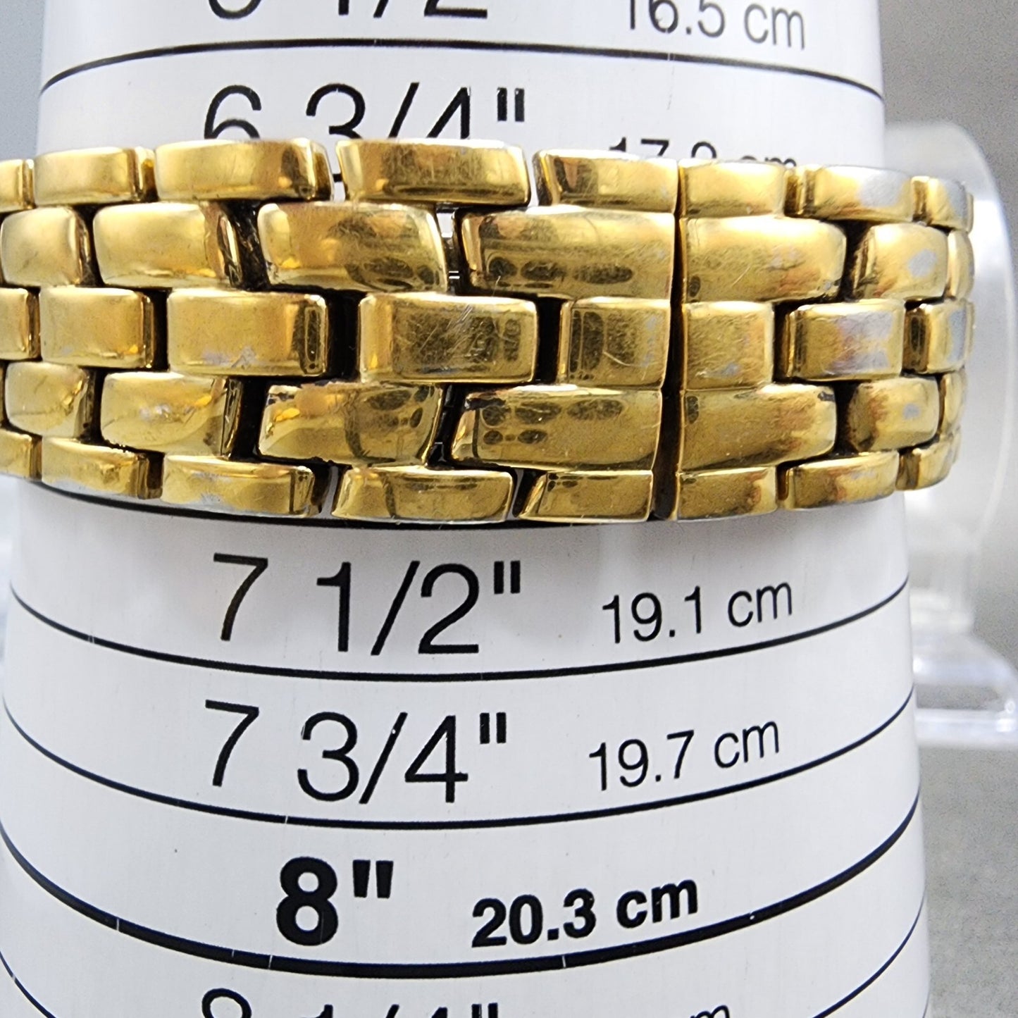 Wittnauer Watch Men 35mm Gold Dial Gold Tone Date Round JV8223 9514 New Battery