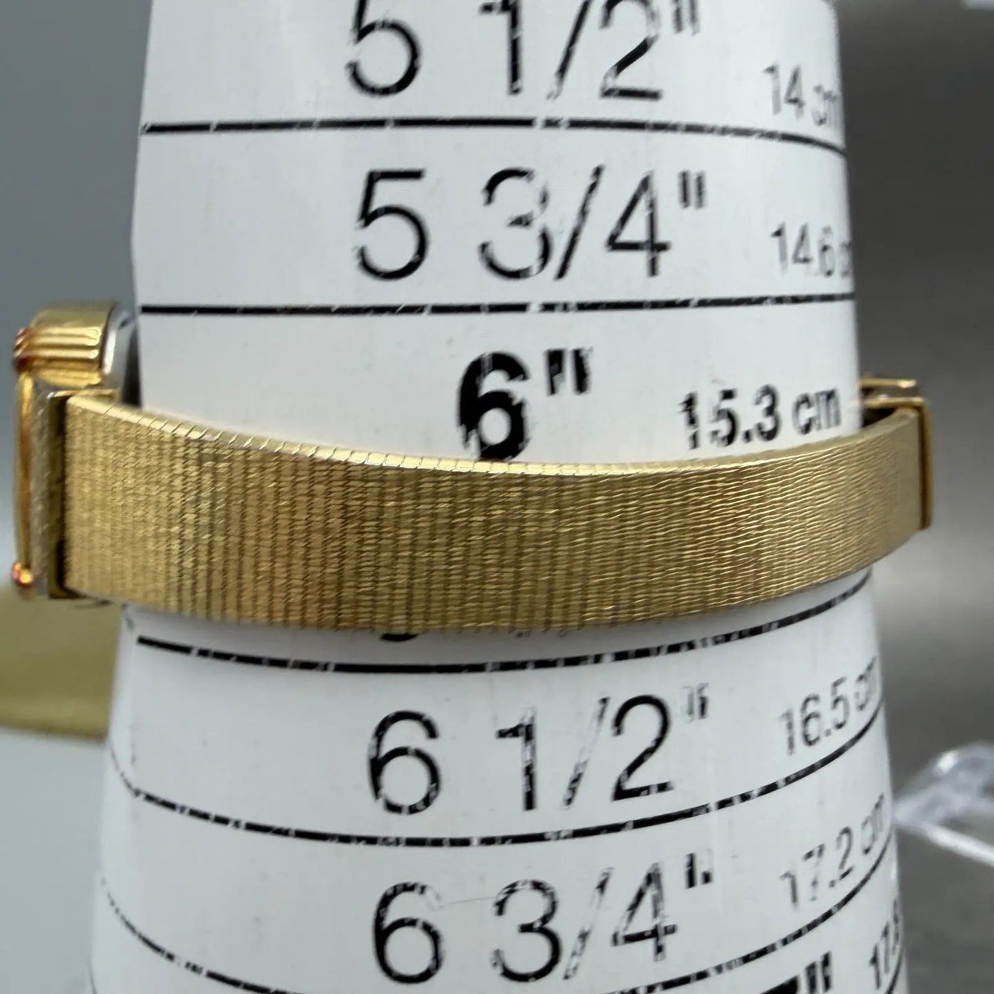 Seiko Watch Women 18mm Champagne Dial Gold Tone Square 2320-6710 New Battery10