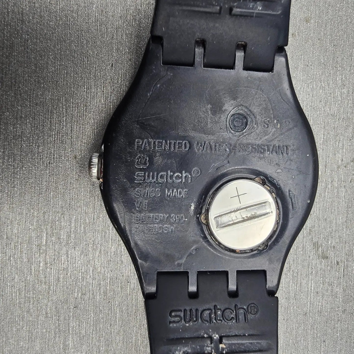 Swatch DARK REBEL Watch Men Black Dial Black Tone Daydate SUOB704 New Battery10