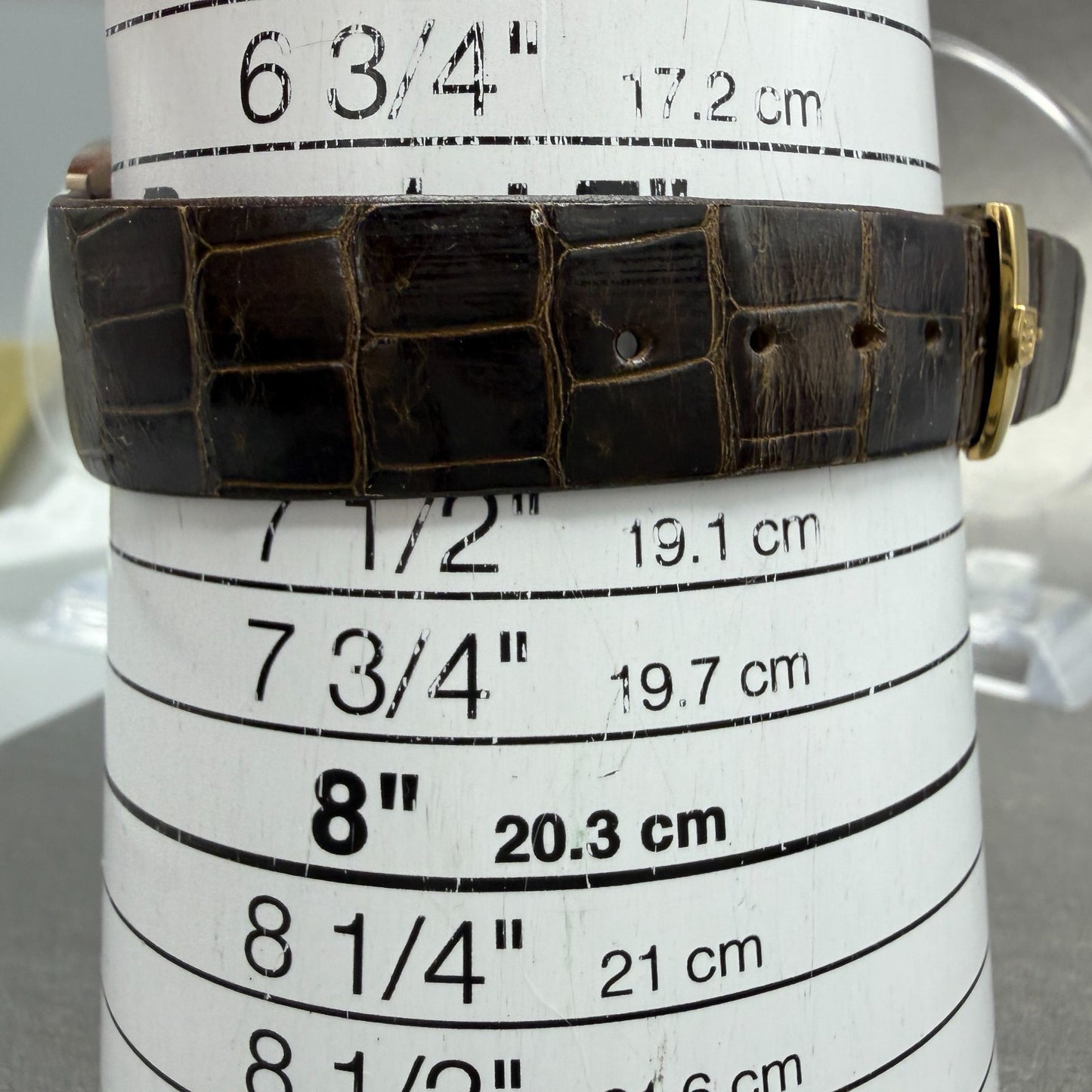 Waltham Dynax Tank Watch Men 28mm Gold Dial Tungsten Rectangle New Battery10