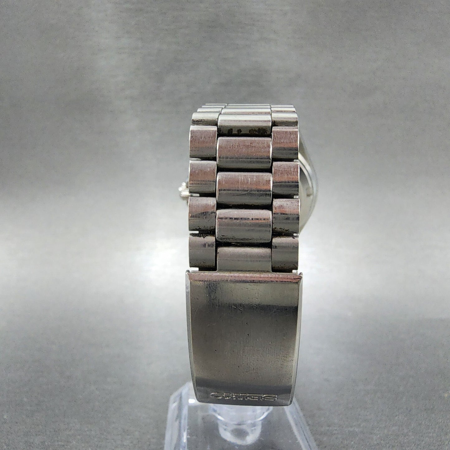 Seiko SilverWave Watch Men 36mm Green Dial Silver Tone Daydate 8229-8000 NewBat
