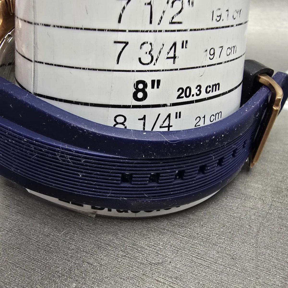 Michael Kors Dylan Chronograph Watch Men 48mm Blue Dial Rose Gold Date New Batt10