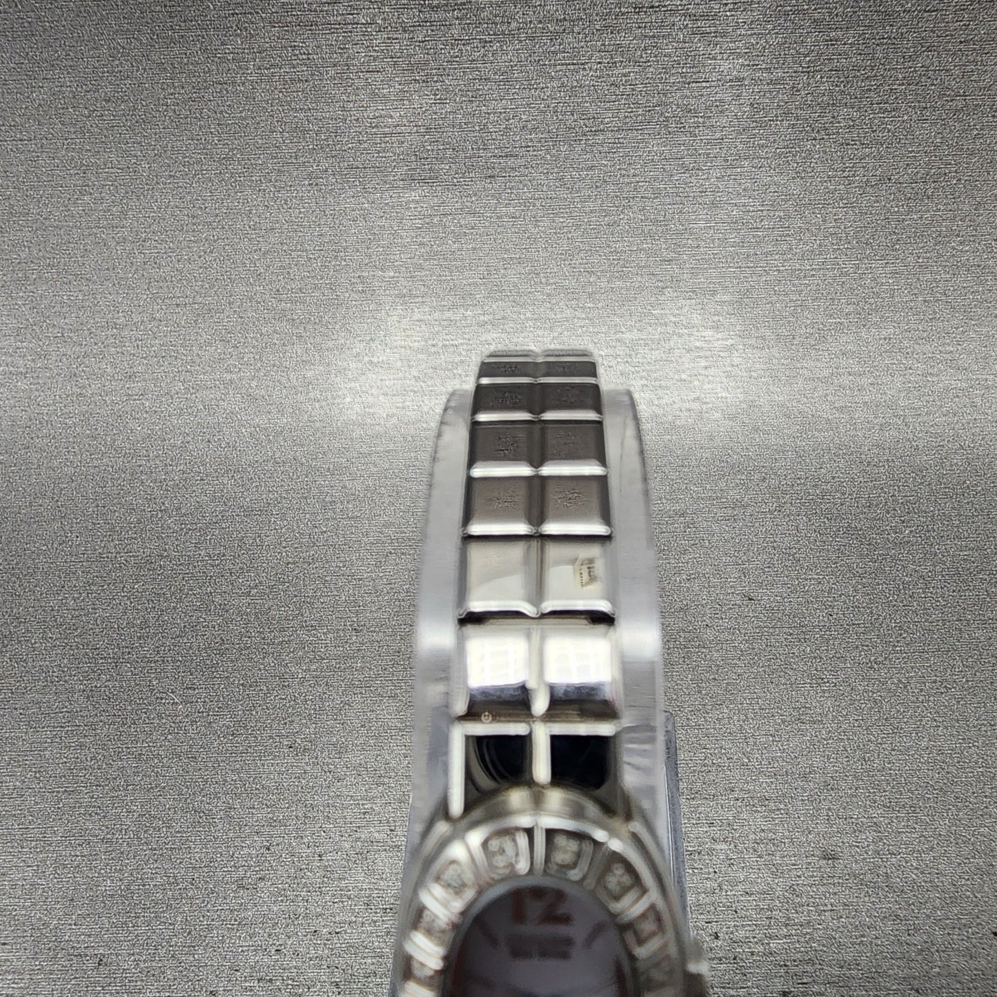 Citizen Eco-Drive Watch Women 16mm MOP Dial Steel Horse Shoe Diamonds Works