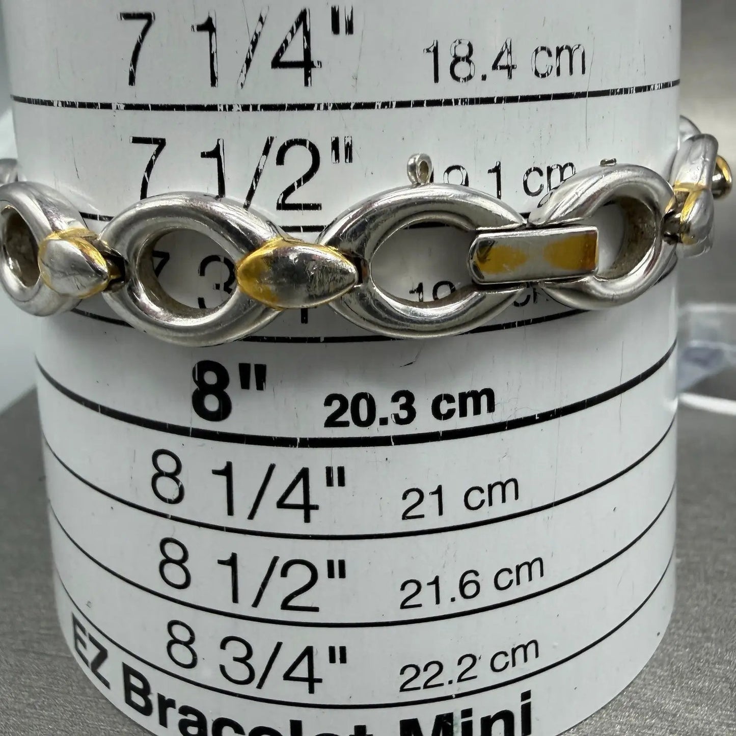 Seiko Watch Women 17mm White Dal Two Tone Oval 2E20-5450 New Battery Vintage10