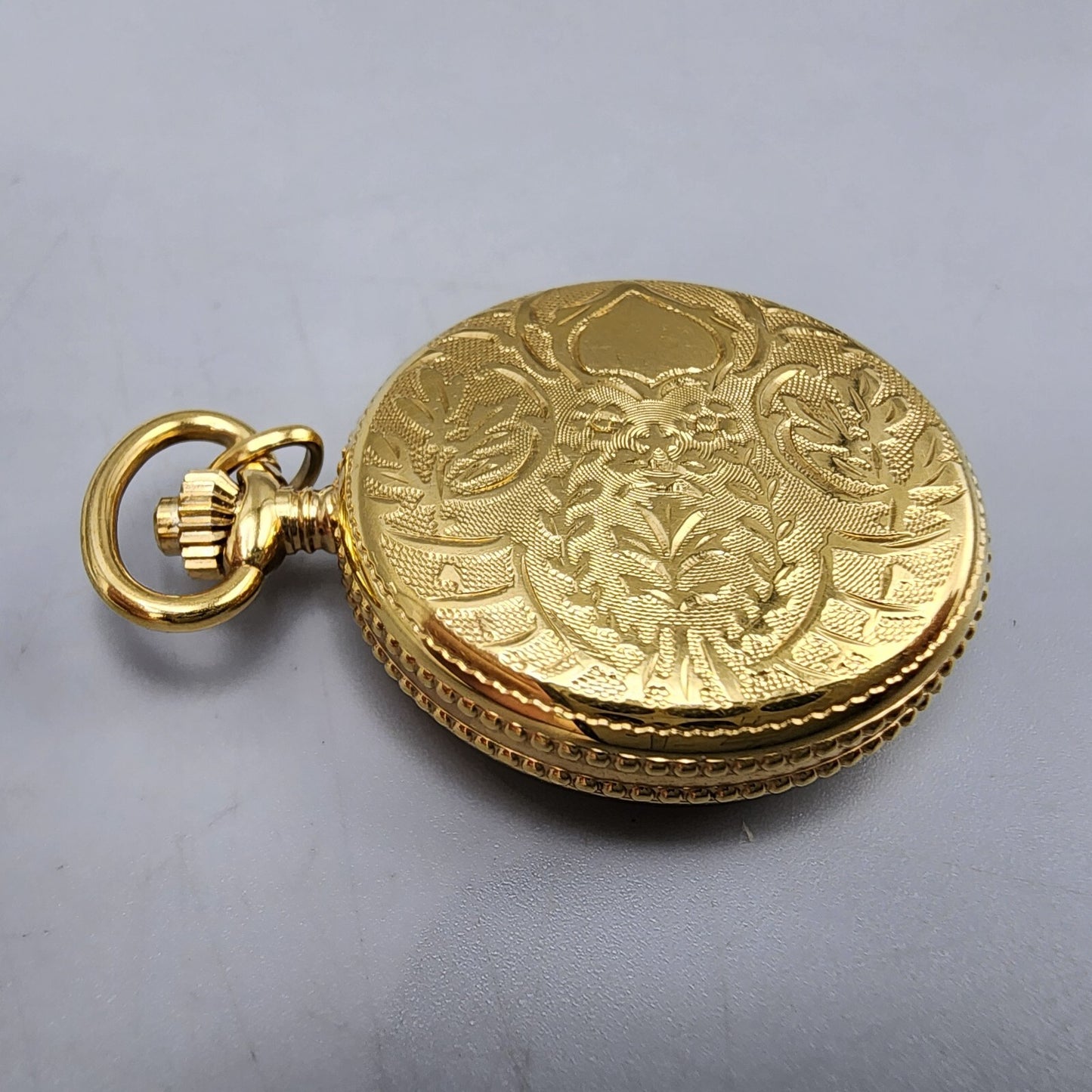 Tissot Pendant Watch Women 28mm Gold Dial Gold Tone Round New Battery