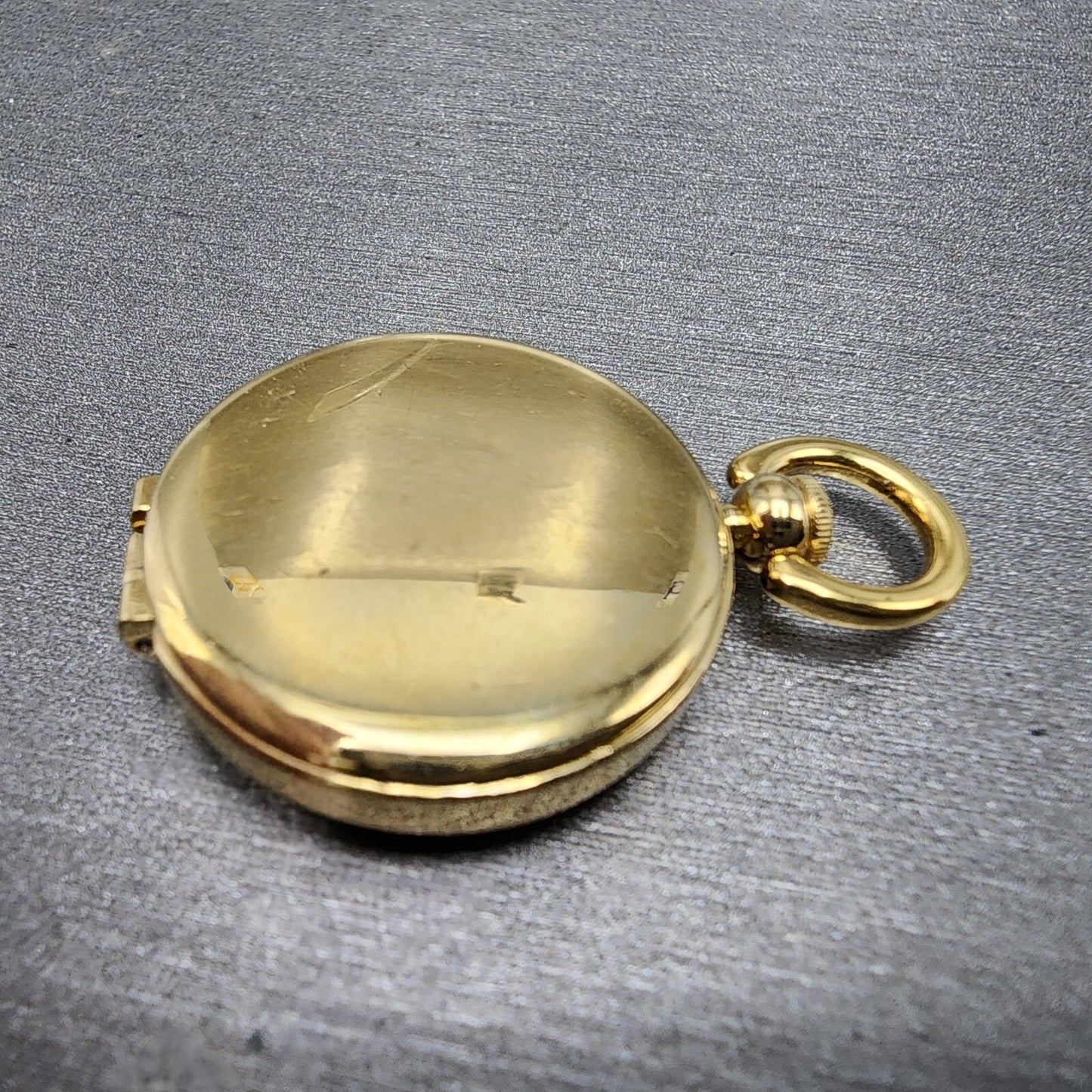 Seiko Pocket Watch Women 27mm White Dial Gold Tone 4n200450 New Battery9