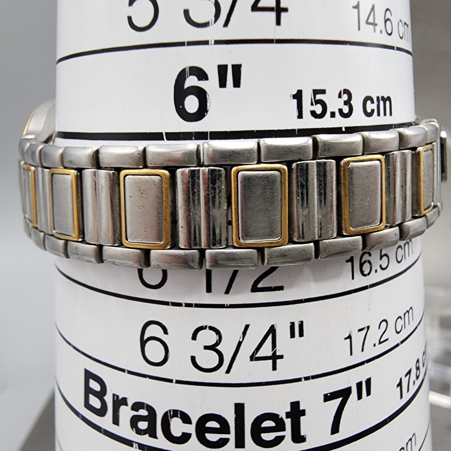 Seiko Exceline Watch Women 22mm White Dial Two Tone Round 4N210320 New Battery10