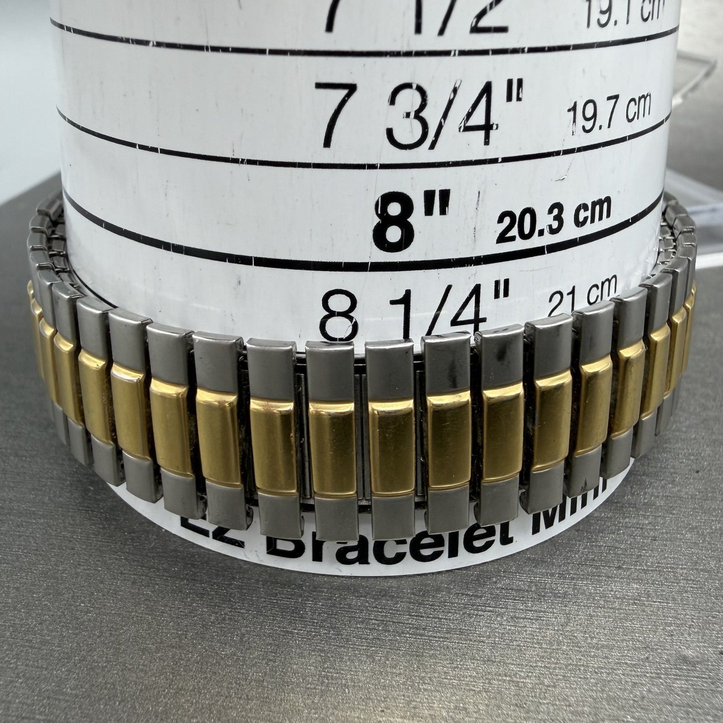 Seiko Watch Men 37mm Silver Dial Two Tone Daydate Round 7N43-9048 New Battery UT10