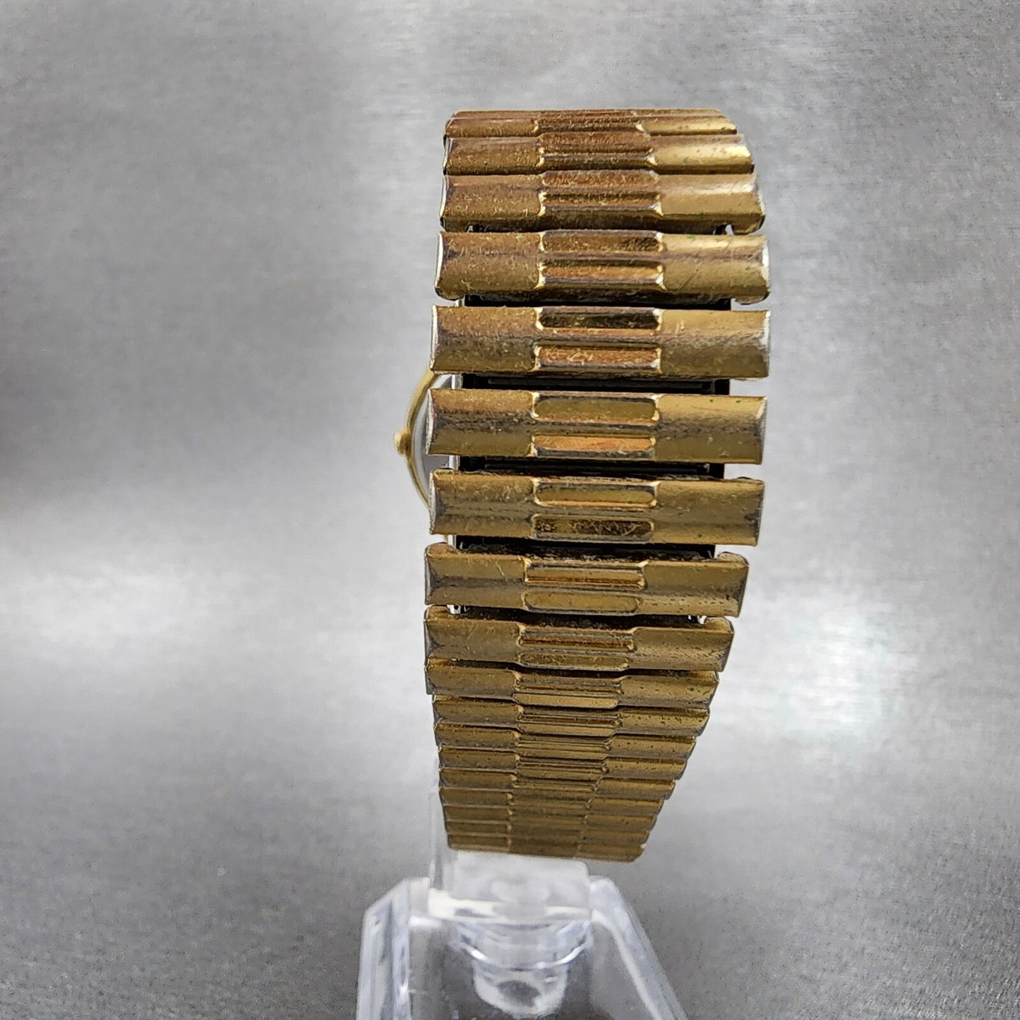 Seiko Watch Men 38mm Champagne Dial Gold Tone Round Daydate 5y23-8039 NewBattery