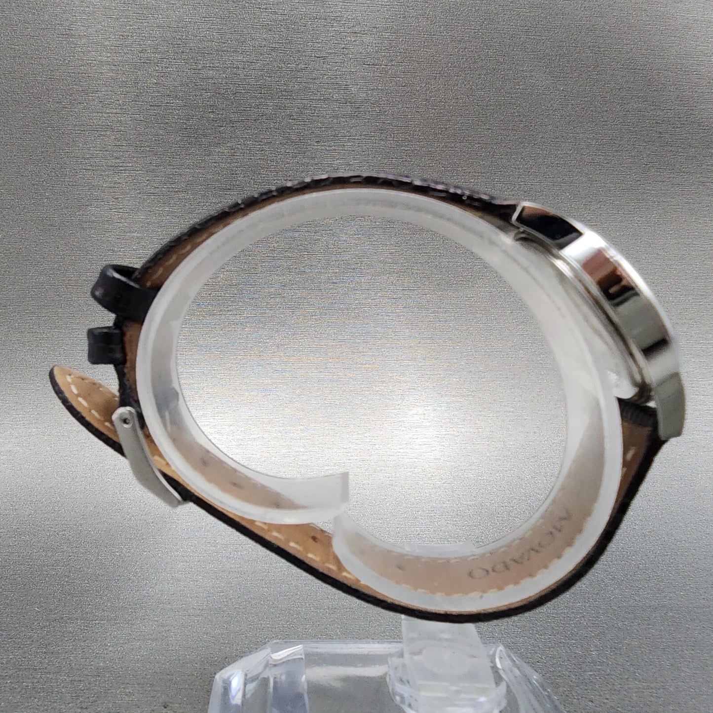 Movado Museum Watch Women 27mm Black Dial Stainless Steel Round New Battery