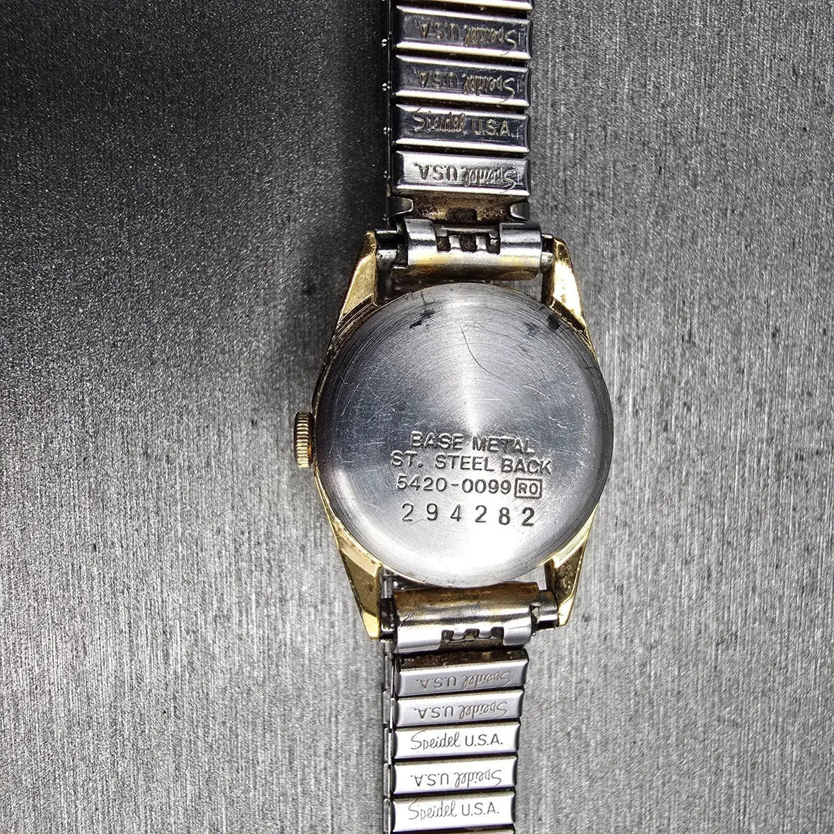 Seiko Watch Women 19mm White Dial Gold Tone Round 5420-0099 New Battery Vintage10