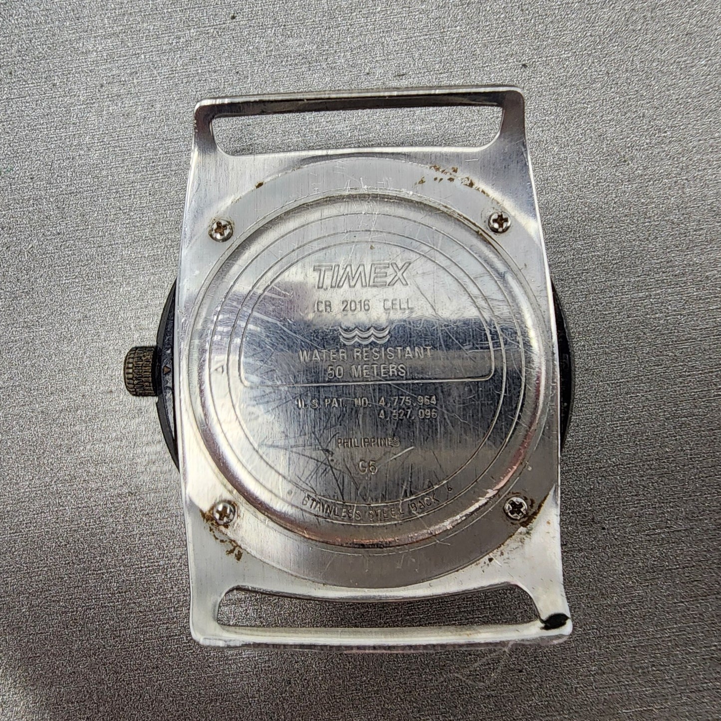 VTG Timex Expedition Watch Men White Dial Silver Tone Date Indiglo 1999 New Batt