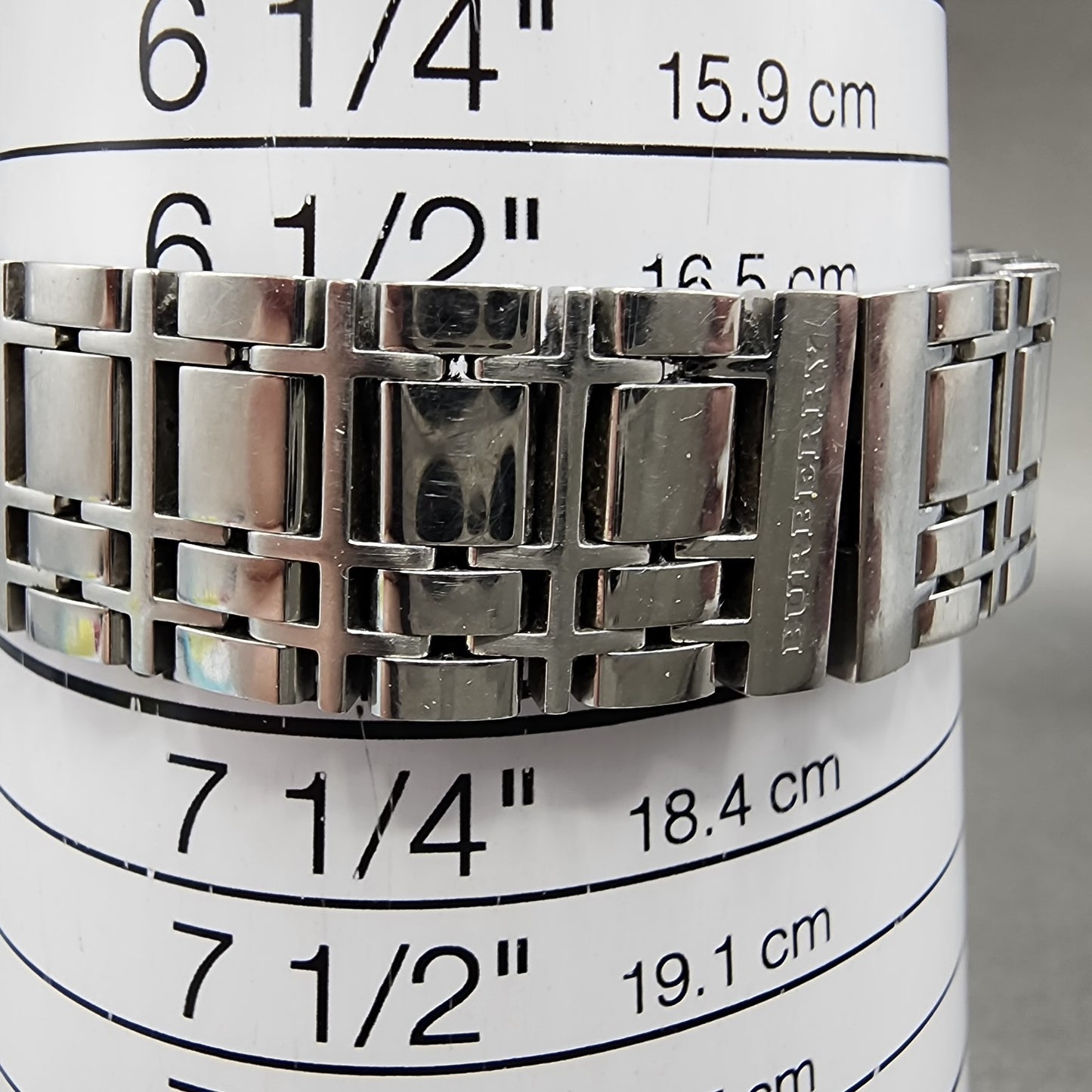 Burberry Watch Women 28mm Silver Dial Silver Tone Date Round Bu1351 PARTS11