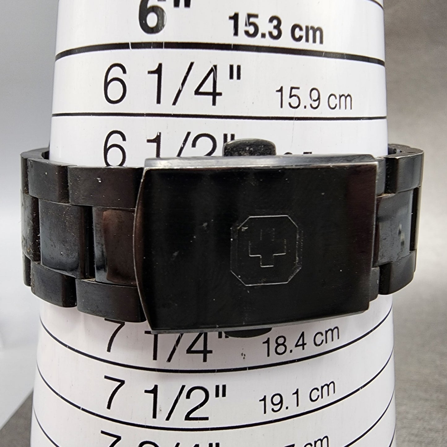 Swiss Military Hanowa Watch Women 36mm Purple Dial Black Date 65023 New Battery10