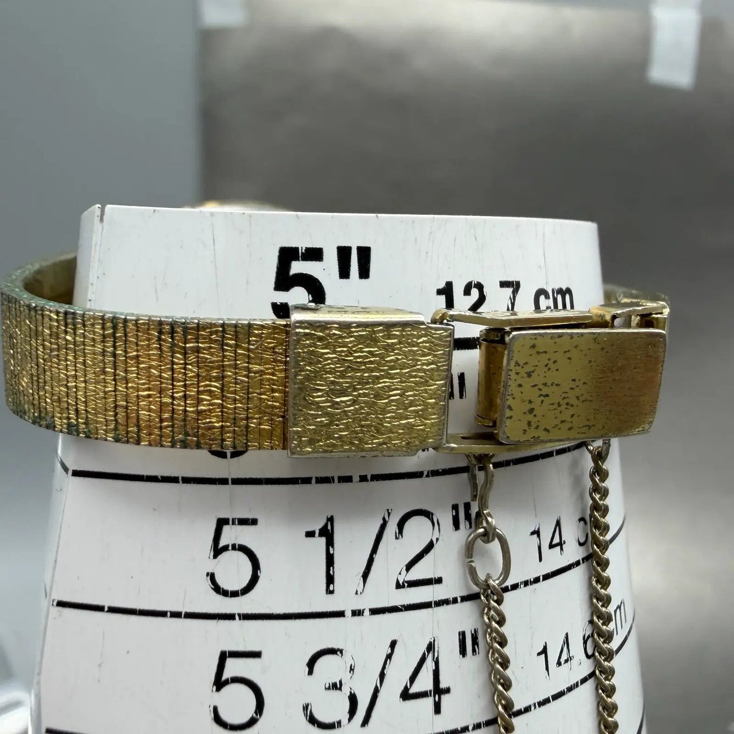 Seiko Watch Women 20mm Champagne Dial Gold Tone Oval 3421-5020 New Battery11