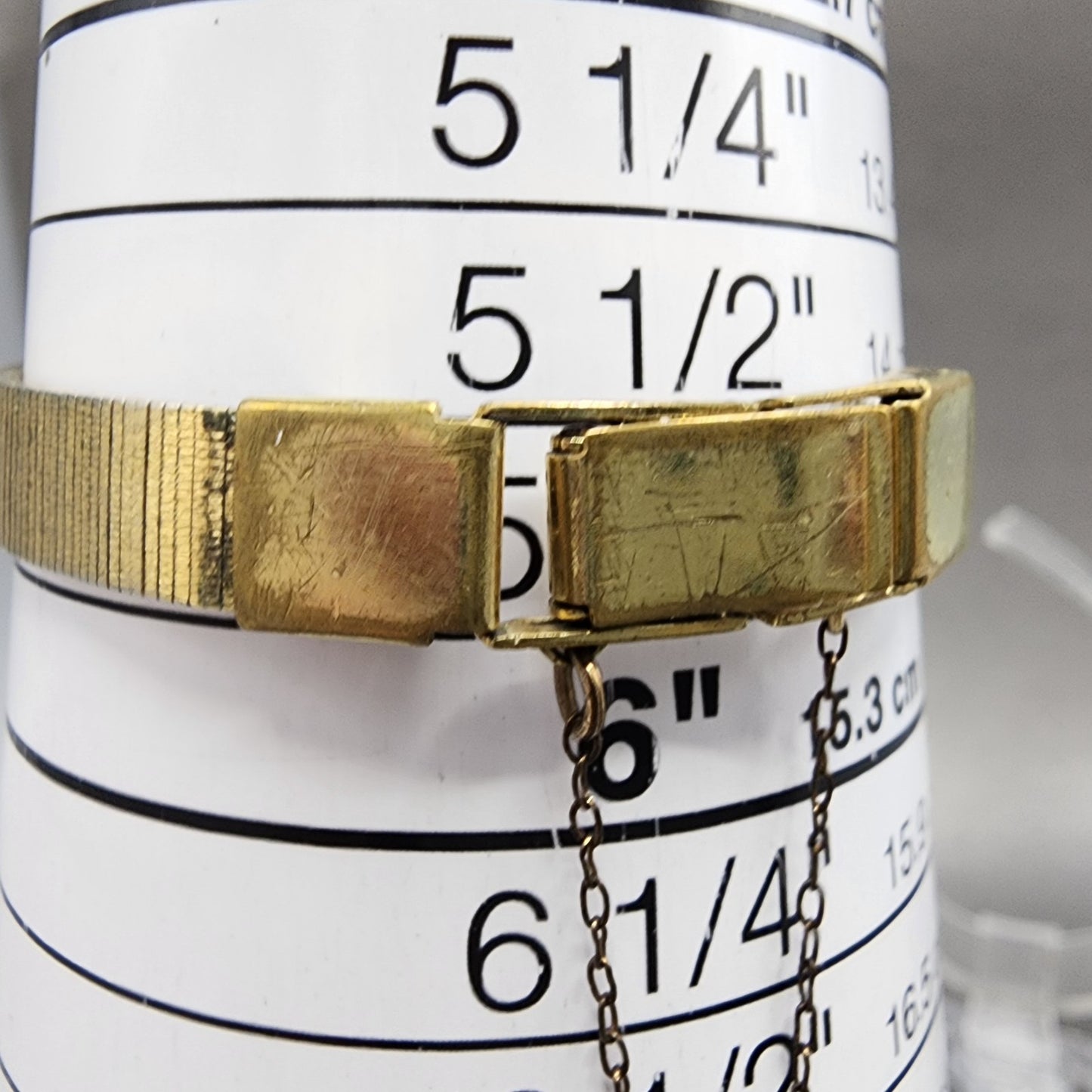 Seiko Tank Watch Women 18mm Gold Dial Gold Tone Rectangle 23205229 New Battery10