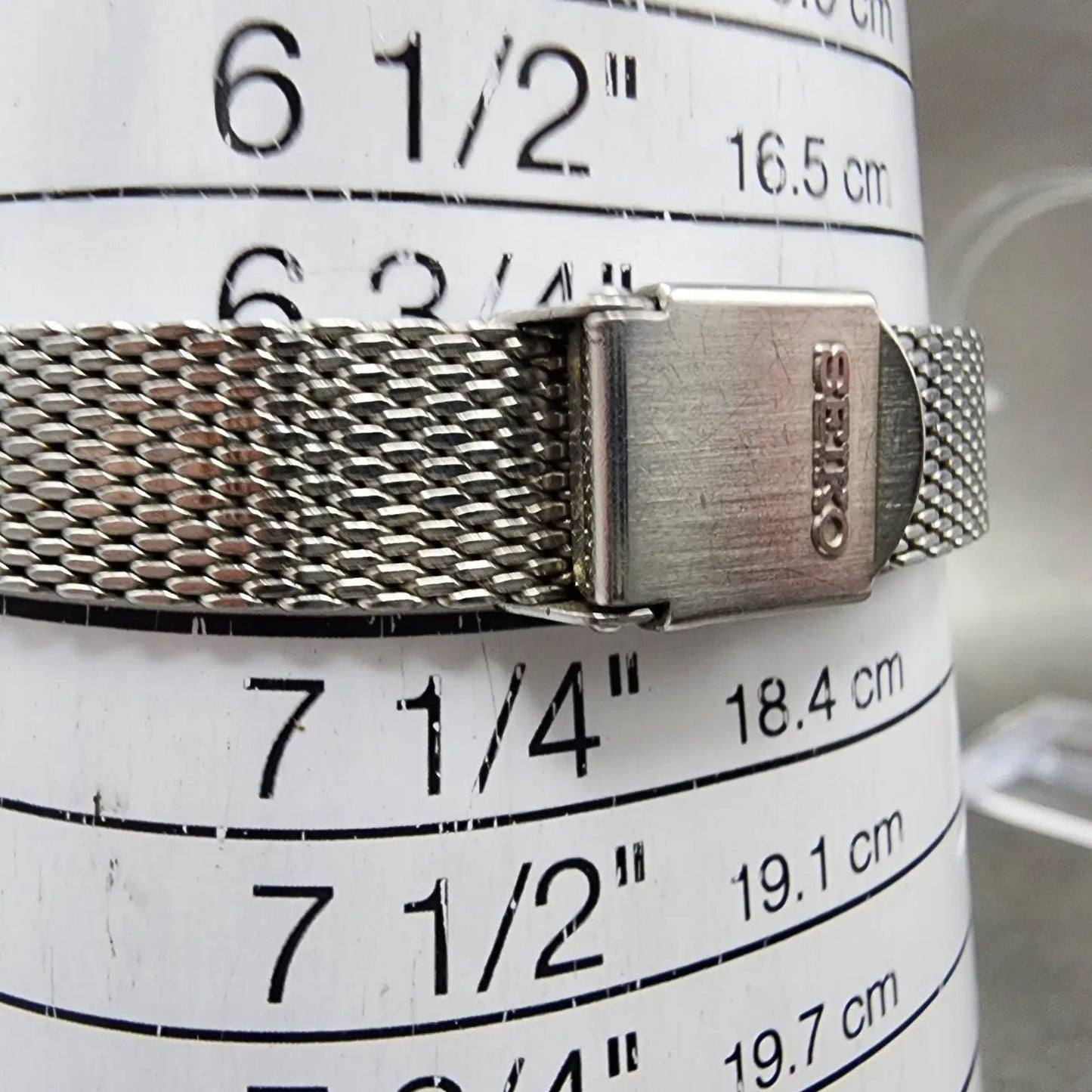 Seiko Tank Watch Women 16mm Brown Dial Silver Tone Rectangle 113840 Manual Runs10