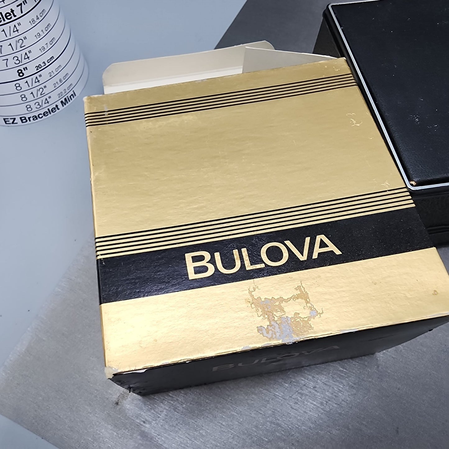 Bulova Accutron Watch Women 23mm White Dial Silver Tone Date N6 NOS PARTS15