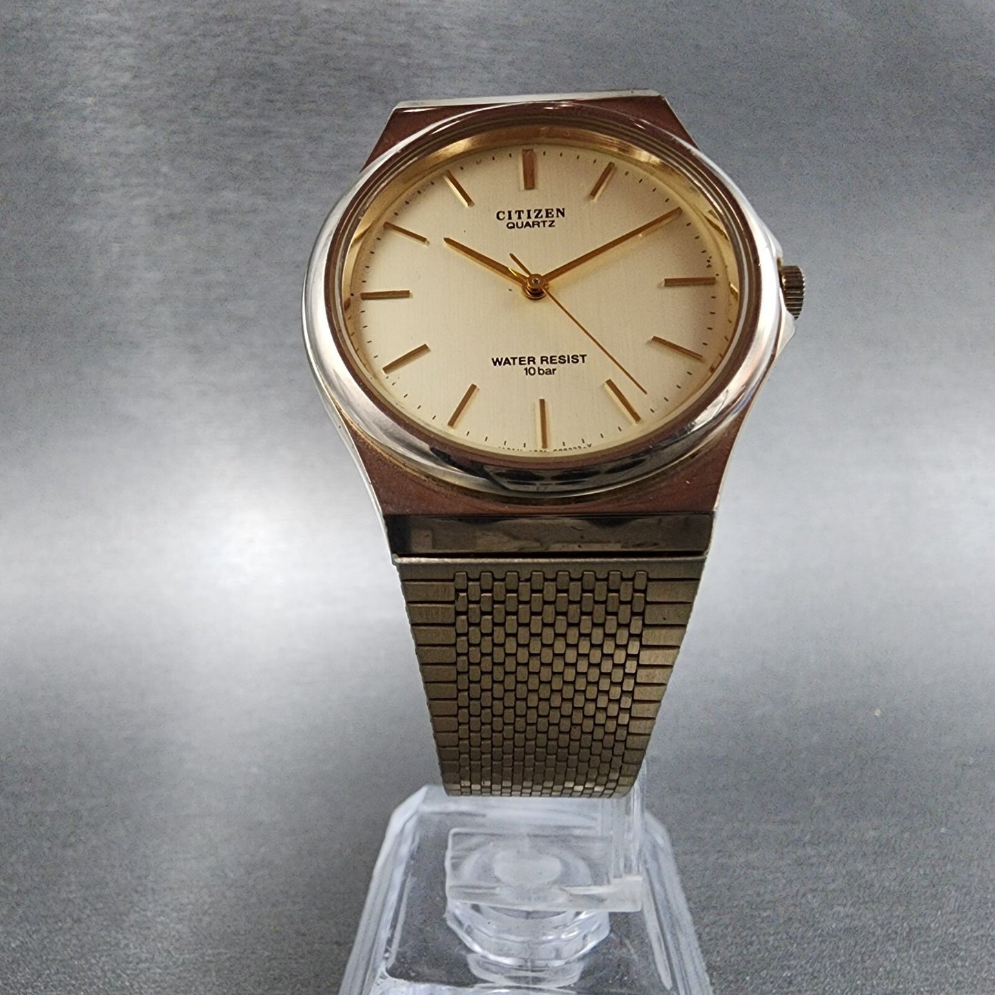 Citizen Watch Men 34mm Champagne Dial Gold Tone Round T4-G02638 PARTS