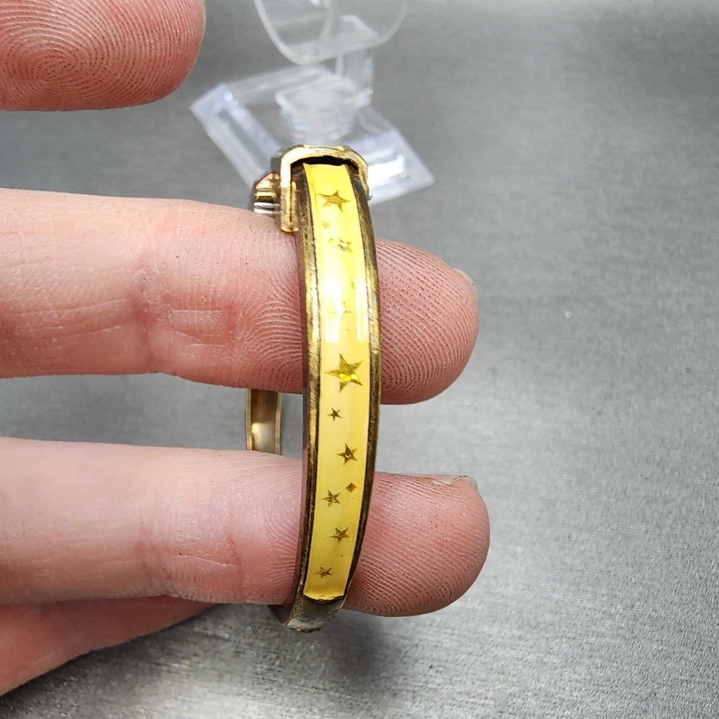 Bucherer Watch Women 11mm Champange Dial Gold Tone Rectangle Star Enamel PARTS