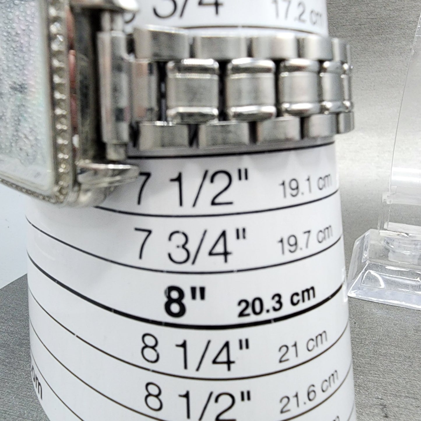 Citizen EcoDrive Tank Watch Women 32mm MOP Dial Silver Tone Daydate Runs10