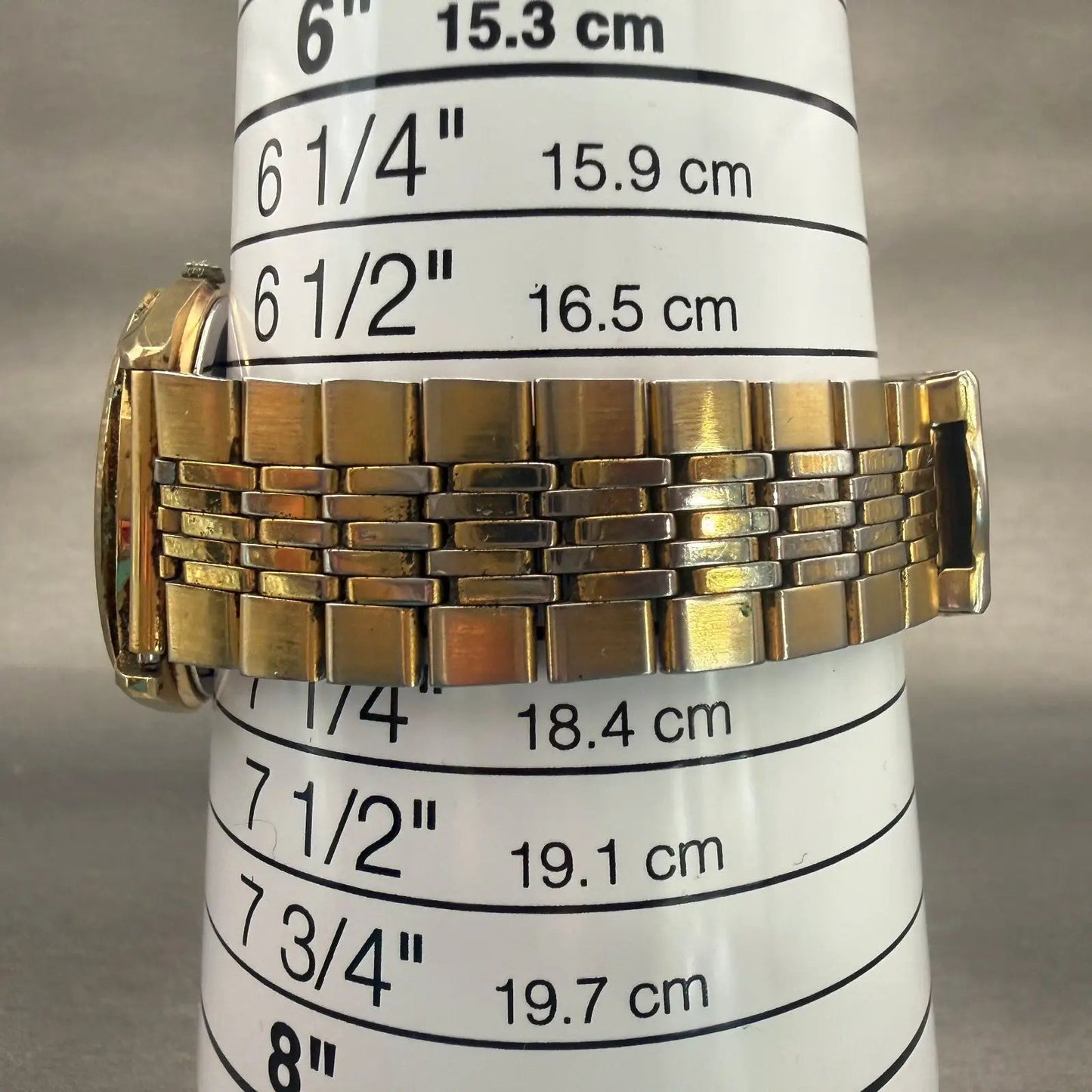 Seiko Chronos Watch Men 34mm Champagne Dial Gold Tone Round 8121-8000 New Batt10