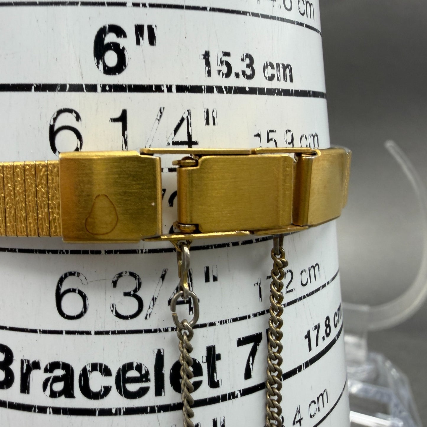 Citizen CQ Watch Women 19mm Gold Dial Gold Tone Square 4031-S01931 New Battery10