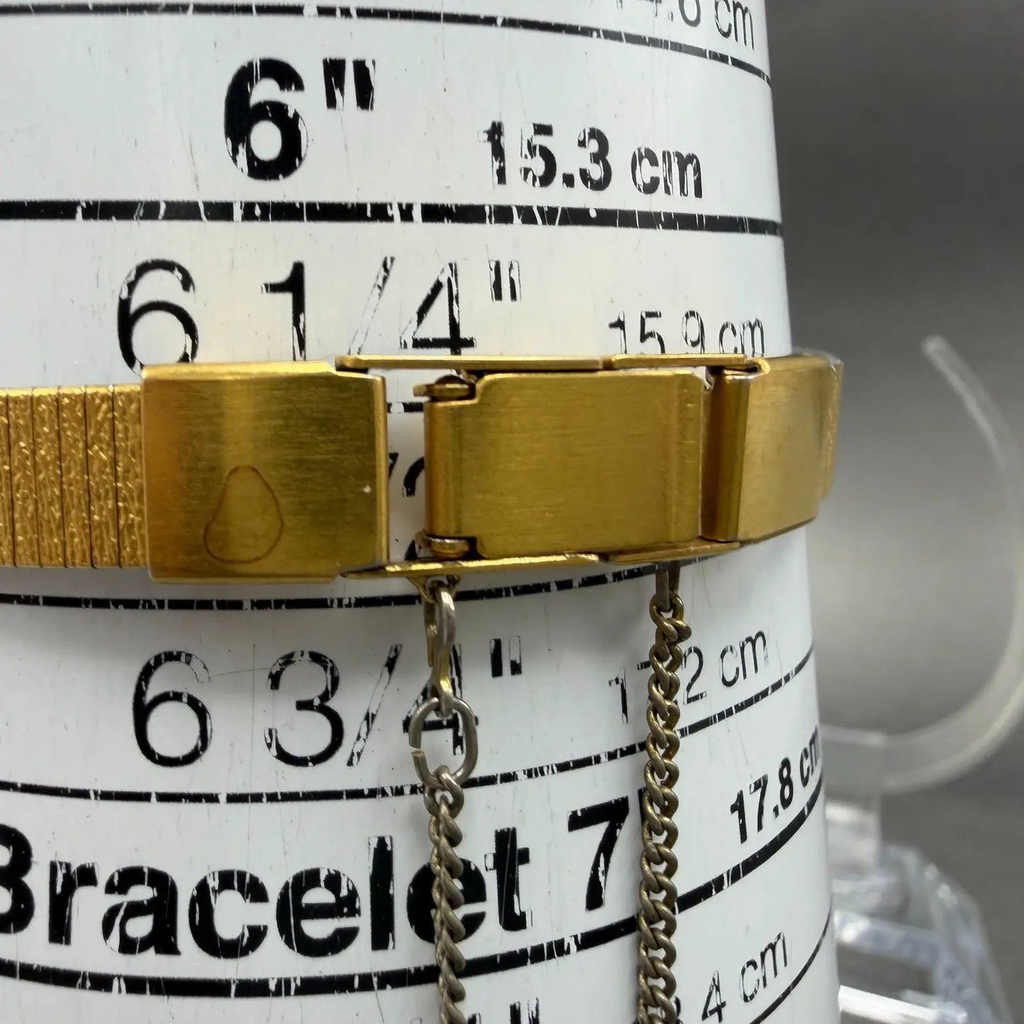 Citizen CQ Watch Women 19mm Gold Dial Gold Tone Square 4031-S01931 New Battery10