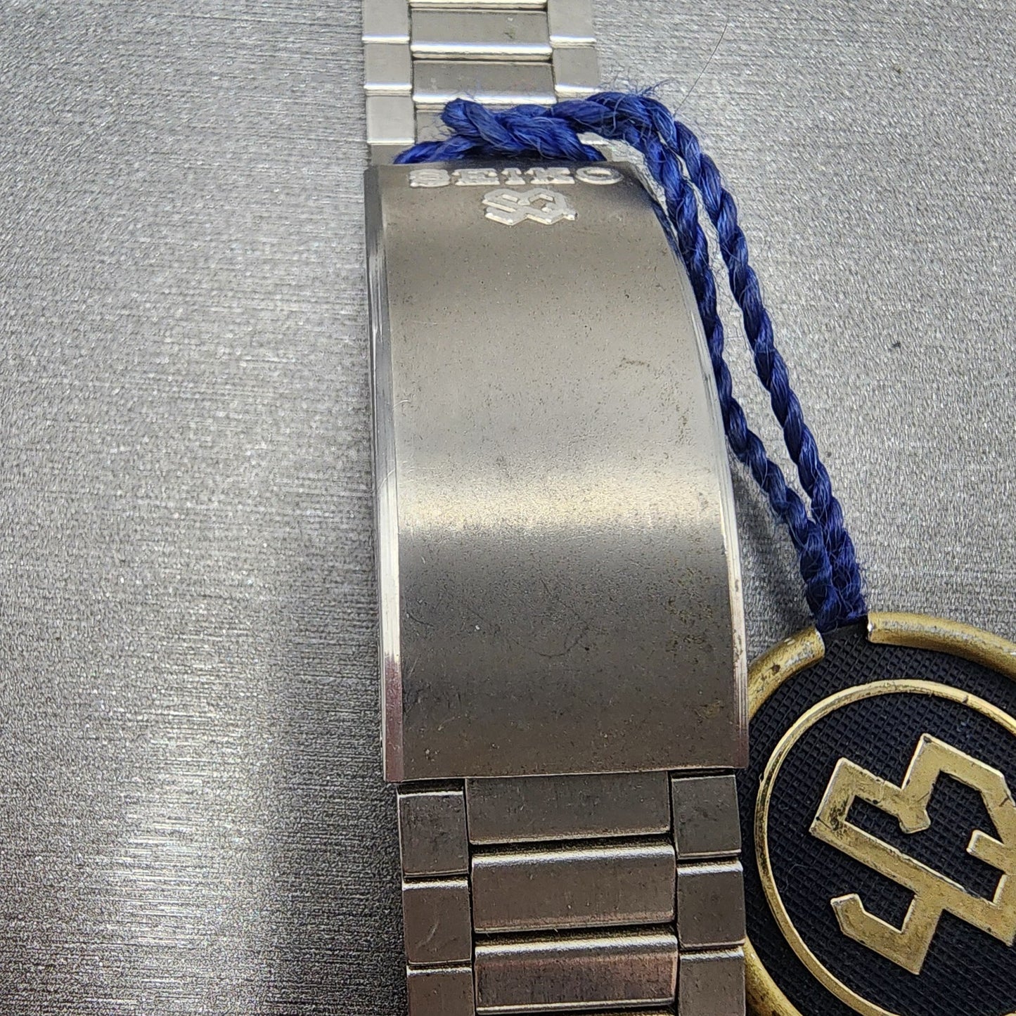 Seiko SQ Watch Case and Bracelet 38mm Steel CM009M Vintage