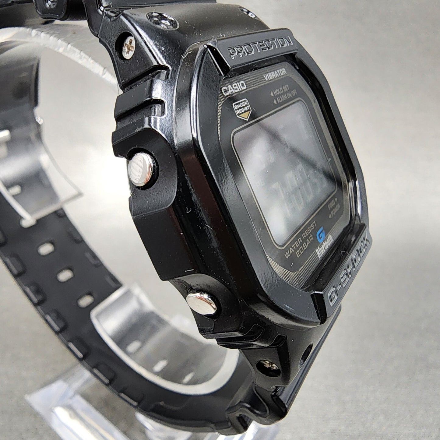 Casio G-Shock GB-5600AA Watch Men 43mm Digital Black Tone Bluetooth New Battery