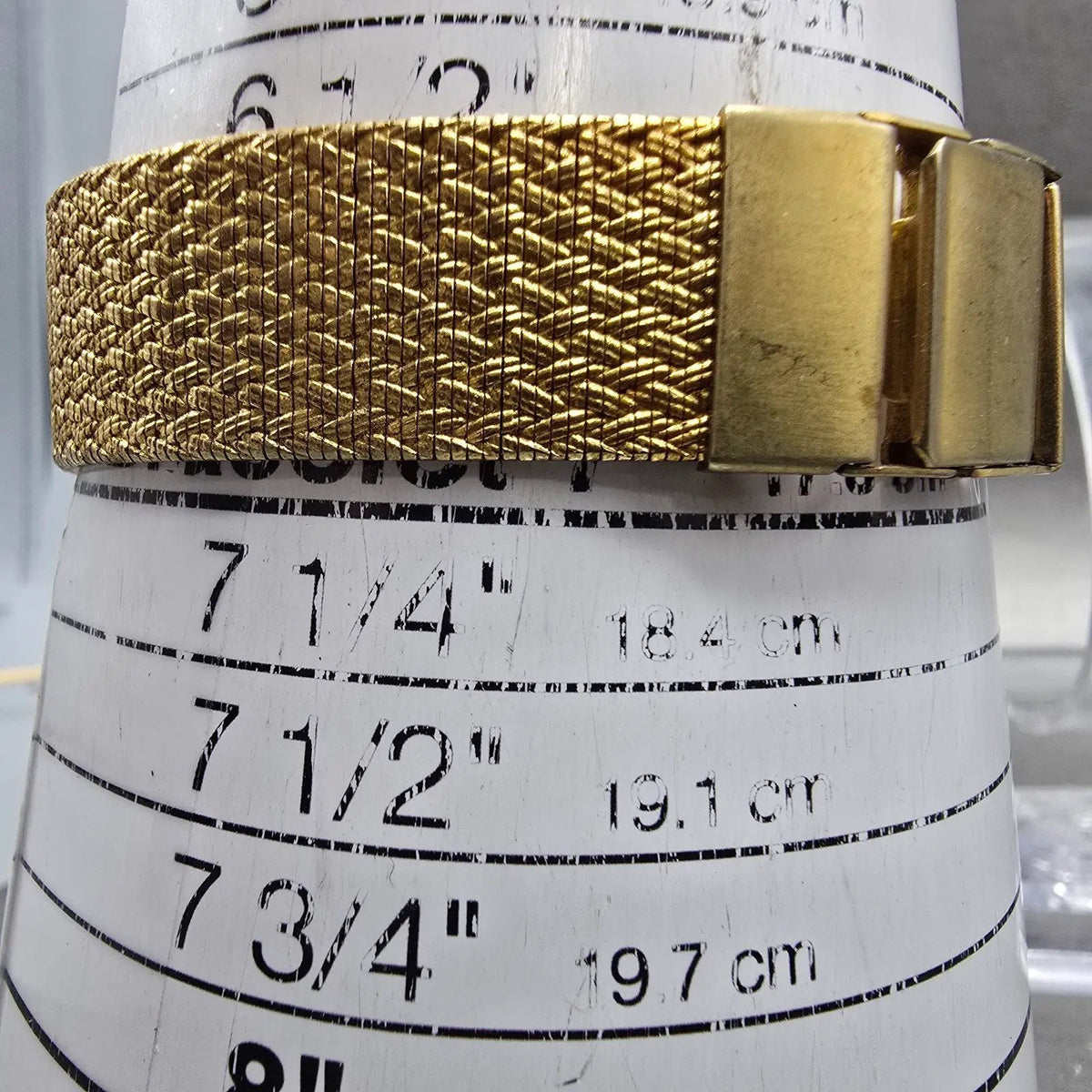Seiko Tank Watch Men 25mm Champagne Dial Gold Rectangle 5Y30-5B49 PARTS VTG12