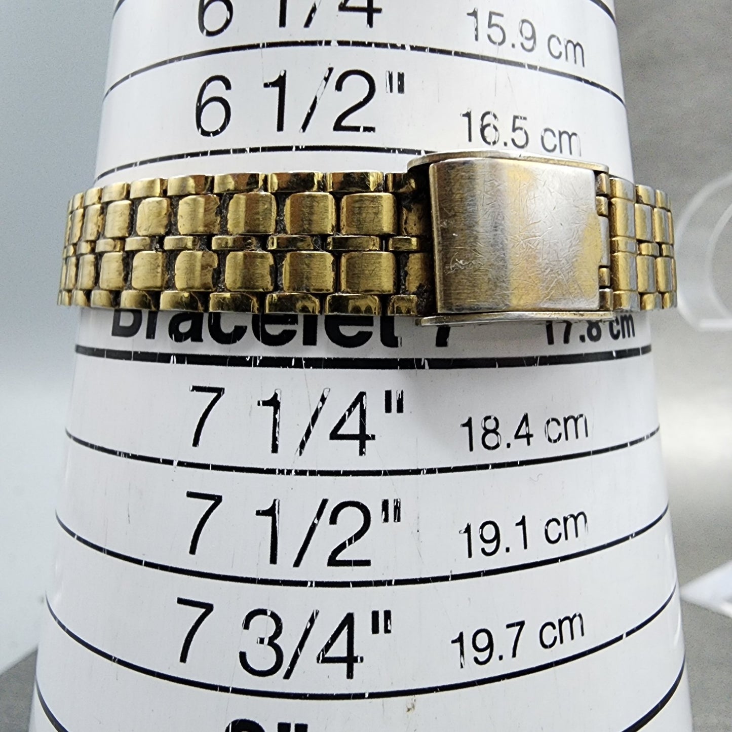 Seiko Watch Women 18mm White Dial Gold Tone Oval V4015109 New Battery VTG10