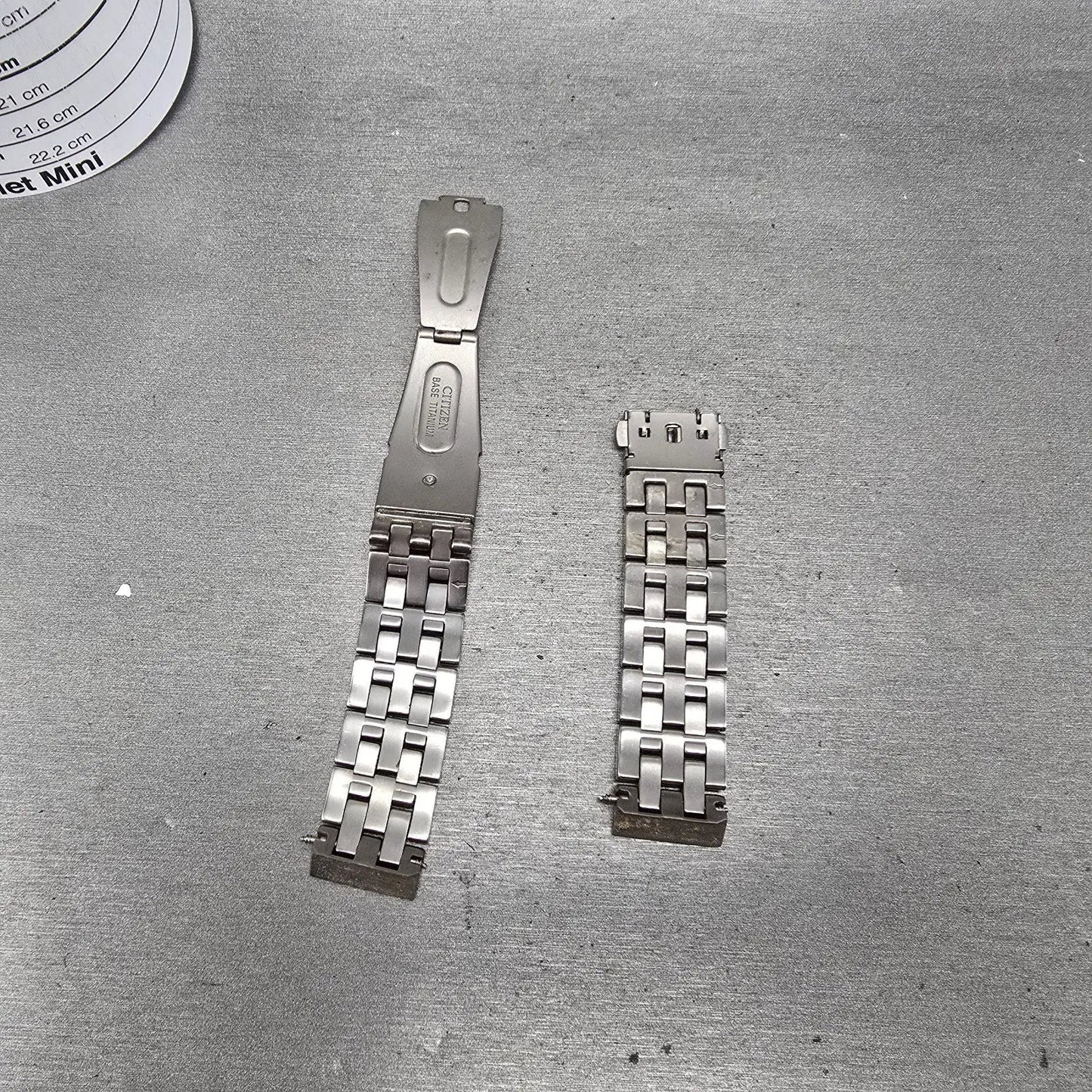 Citizen Bracelet Men 18mm Titanium For H501-S011060 READ!!!!!! Tri Folding Clasp23